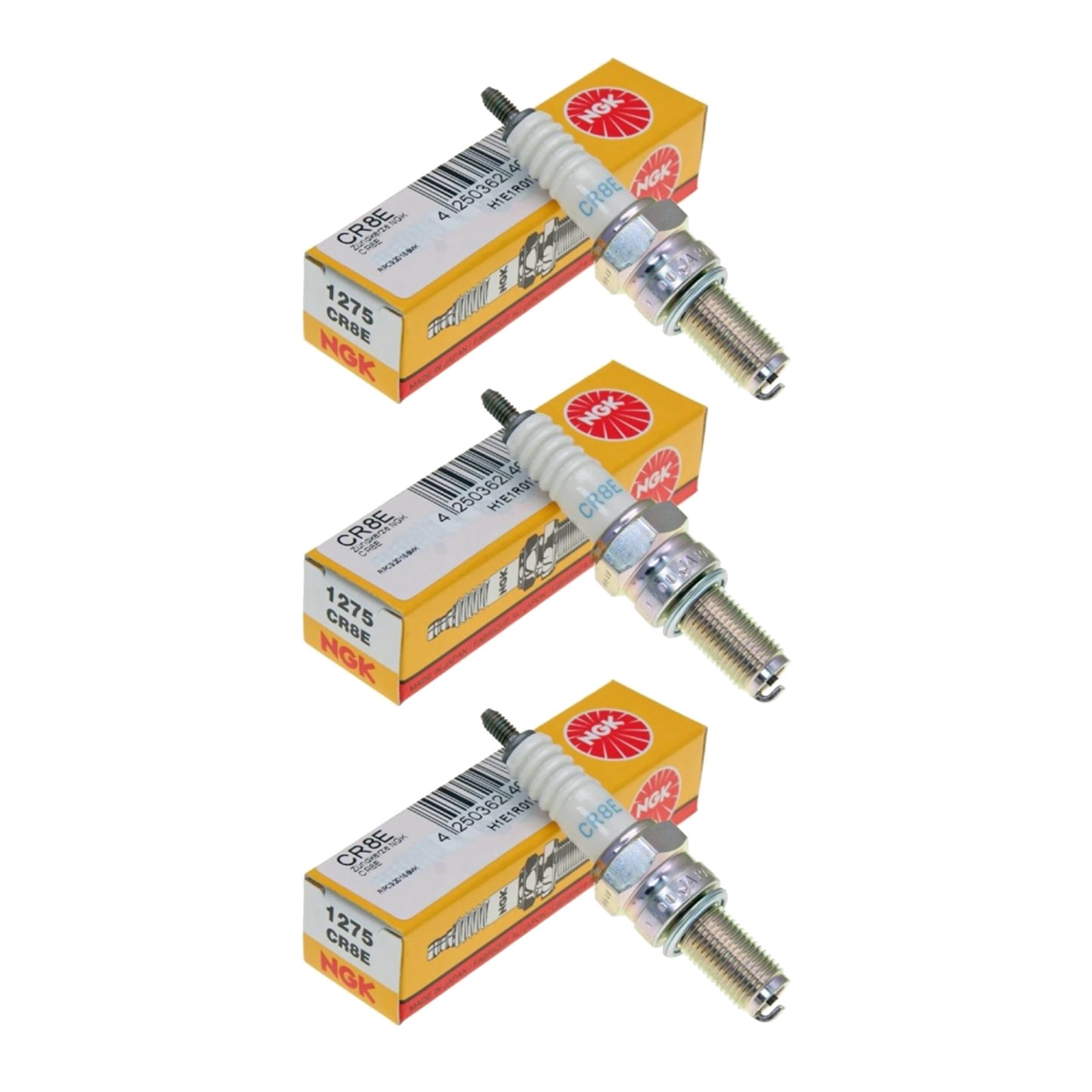 Genuine NGK CR8E 1275 Spark Plugs Pack of 3 Kawasaki KLX 250 S 2011 eBay