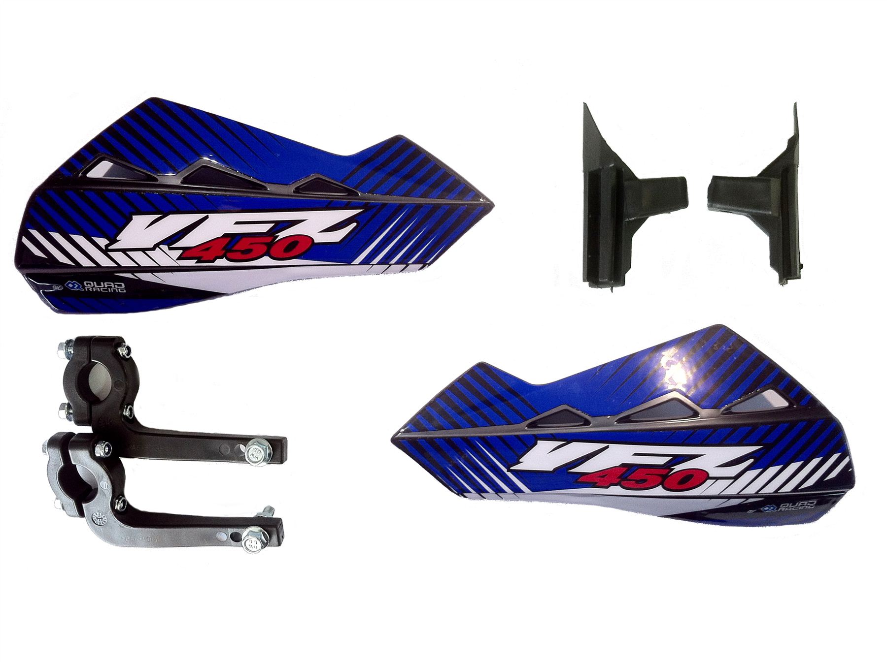 Polisport Yamaha YFZ 450 Logo Hand Guards Handguards Protectors. eBay