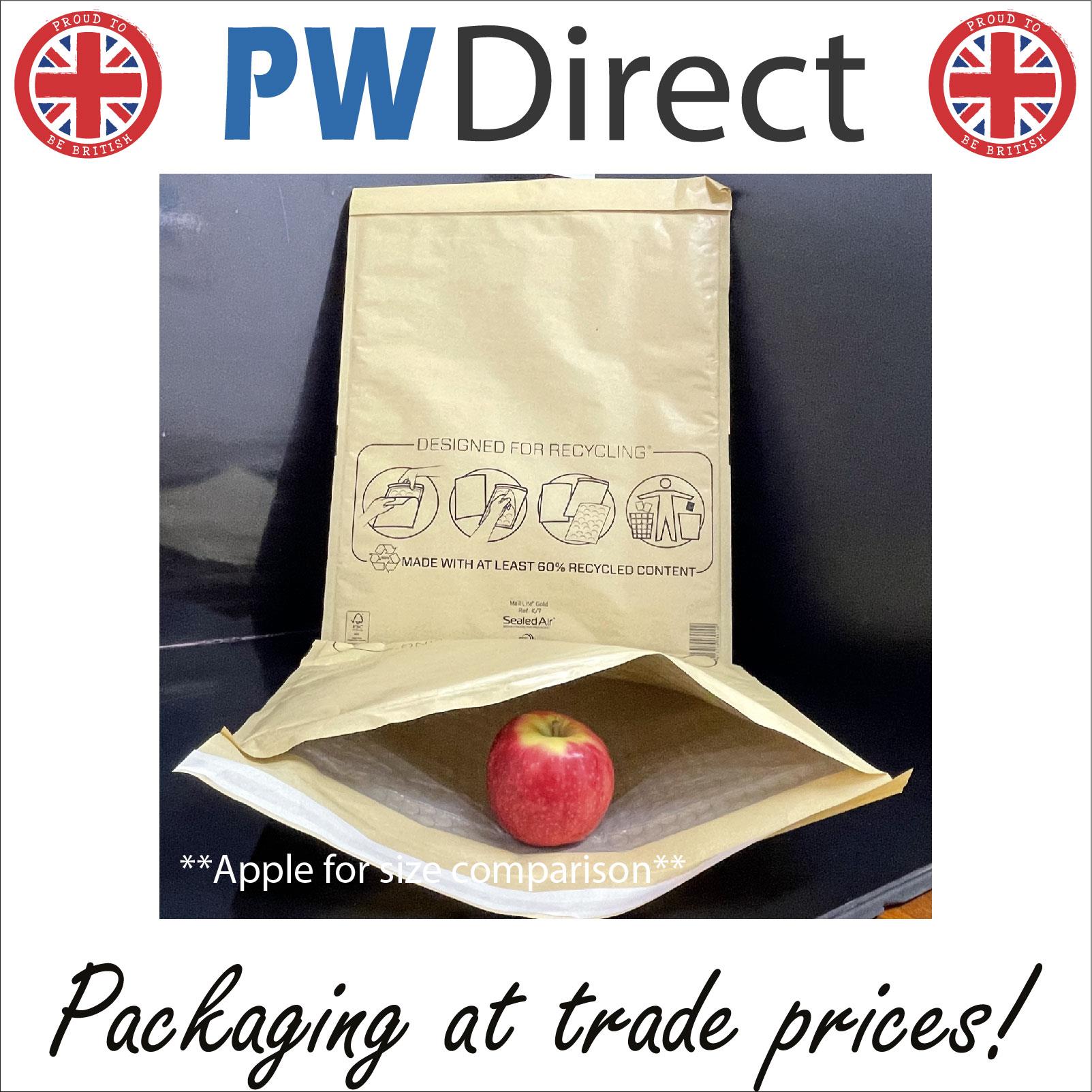 Mail Lite Bags White and Gold Bubble Padded Jiffy Envelope eBay