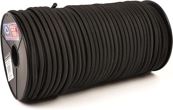 EVERLASTO SCHWARZ ELASTISCHES GUMMISEIL STOSSSCHNUR 4MM 6MM 8MM 10MM VERSCHIEDENE LÄNGEN - Bild 10 von 10