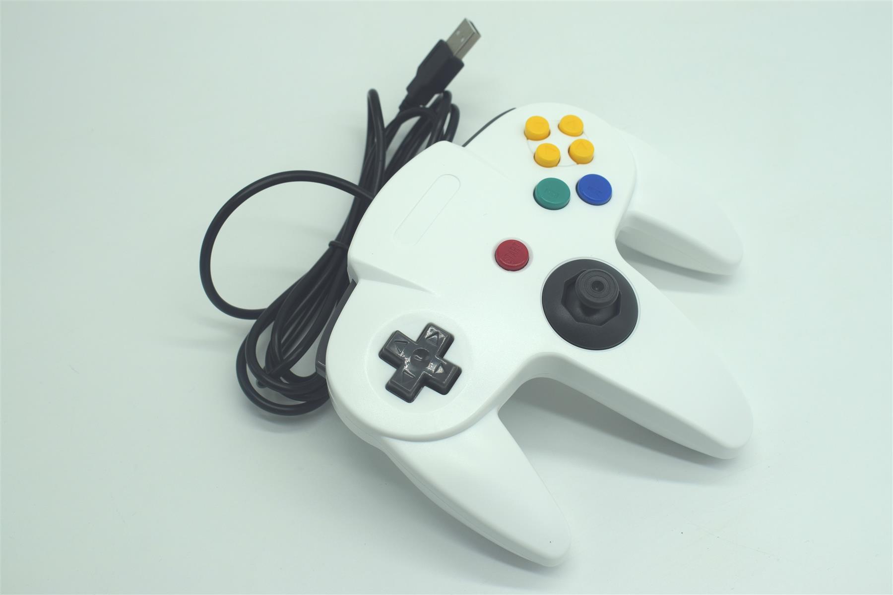 USB N64 Nintendo 64 Controller Wired Joystick Games Gamepad For PC Many Colours - Picture 105 of 109