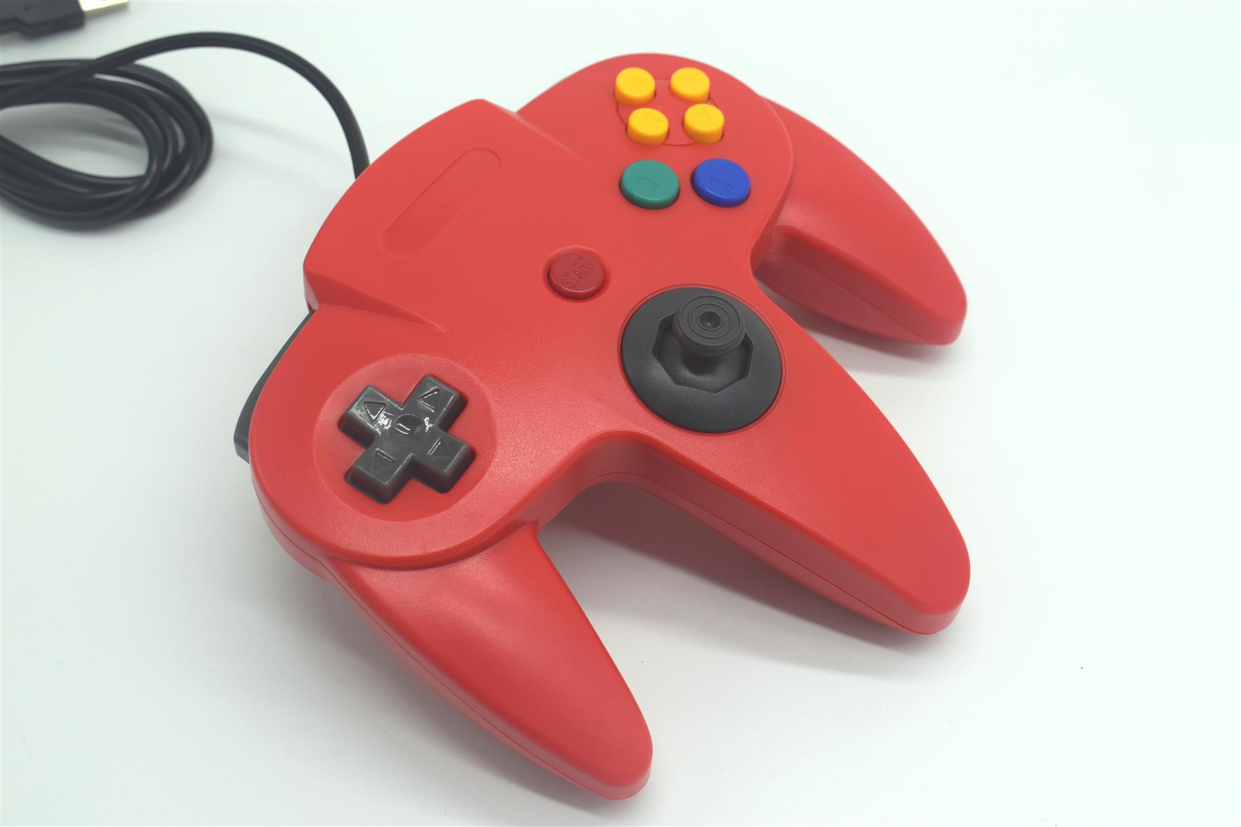 USB N64 Nintendo 64 Controller Wired Joystick Games Gamepad For PC Many Colours - Picture 58 of 109