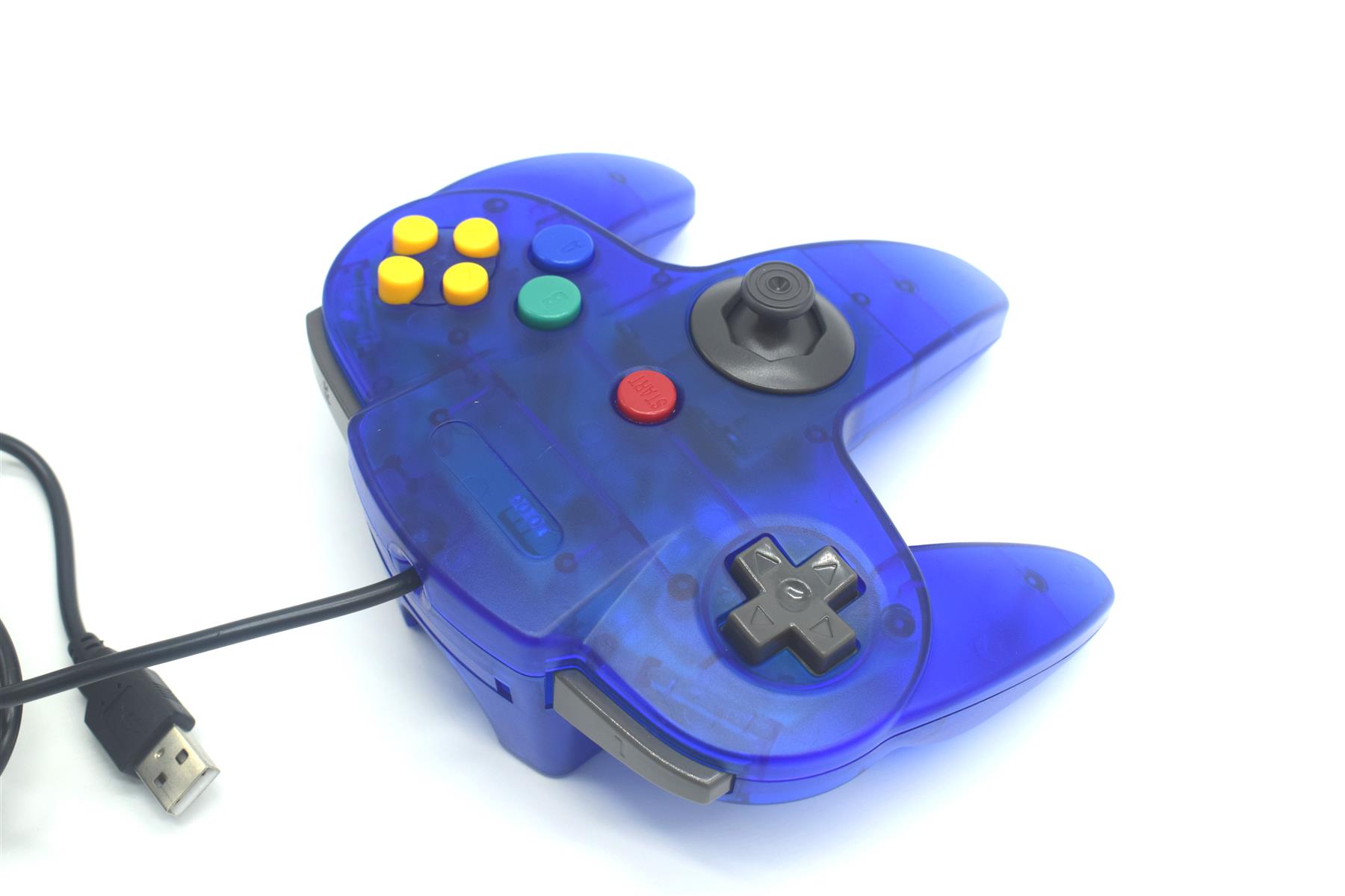 USB N64 Nintendo 64 Controller Wired Joystick Games Gamepad For PC Many Colours - Picture 68 of 109