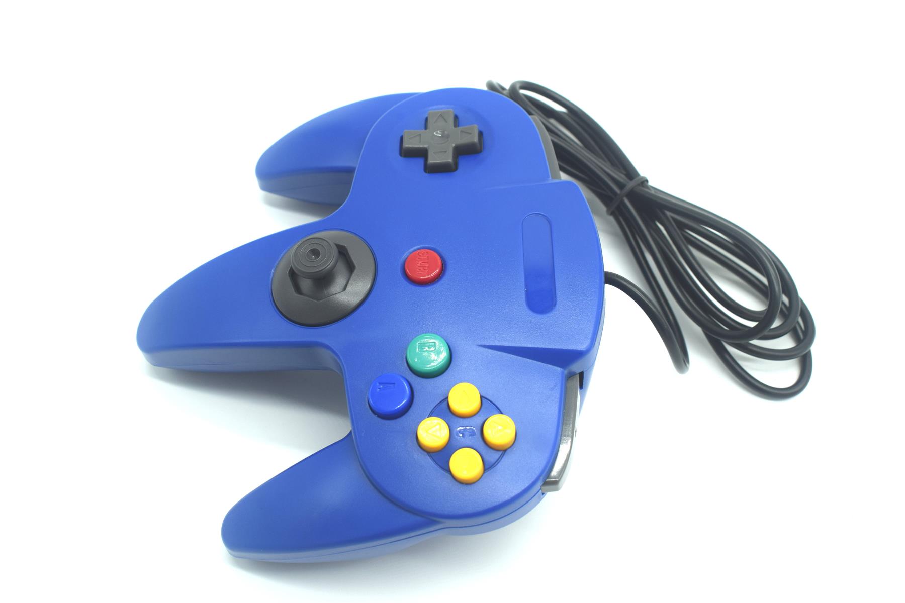 USB N64 Nintendo 64 Controller Wired Joystick Games Gamepad For PC Many Colours - Picture 17 of 109