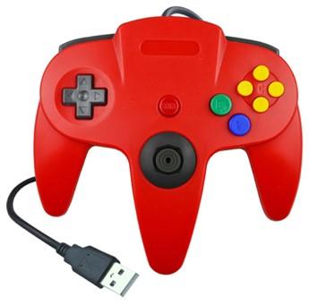 USB N64 Nintendo 64 Controller Wired Joystick Games Gamepad For PC Many Colours - Picture 50 of 109