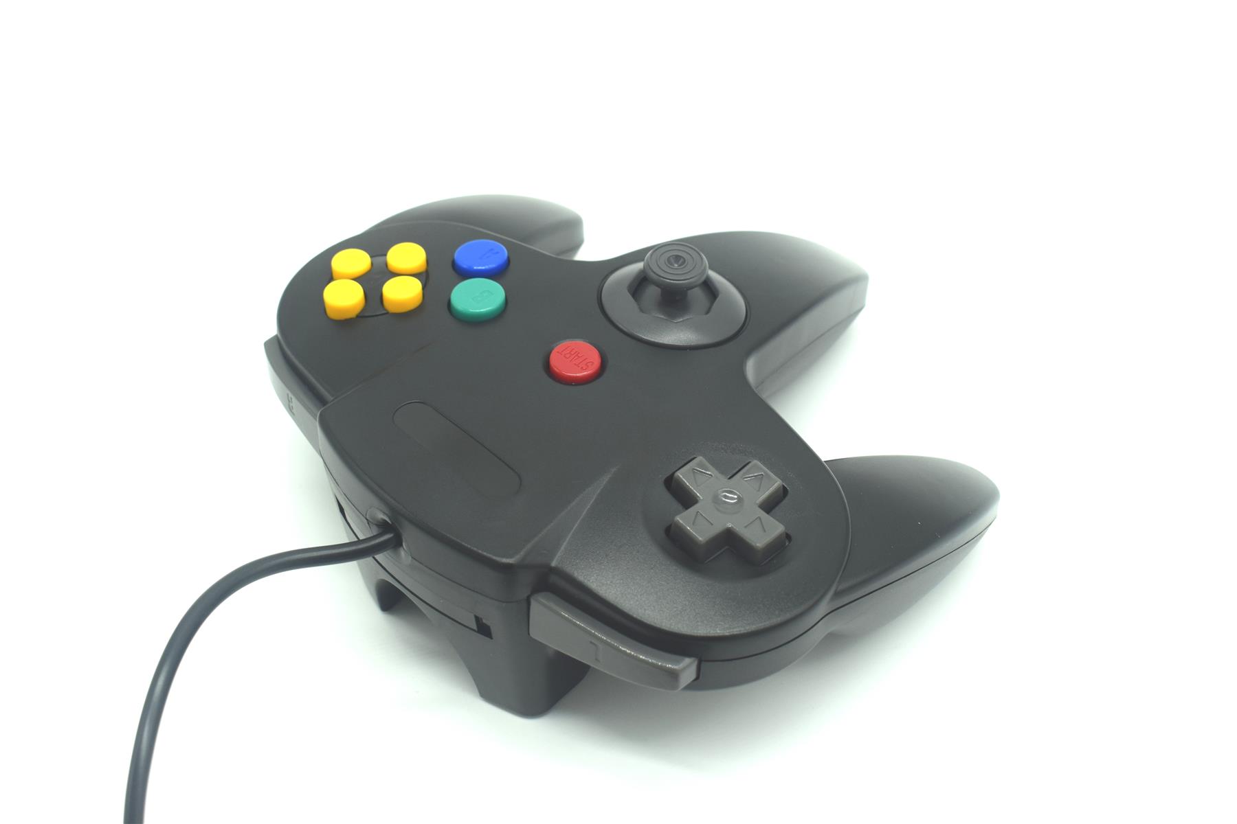USB N64 Nintendo 64 Controller Wired Joystick Games Gamepad For PC Many Colours - Picture 7 of 109
