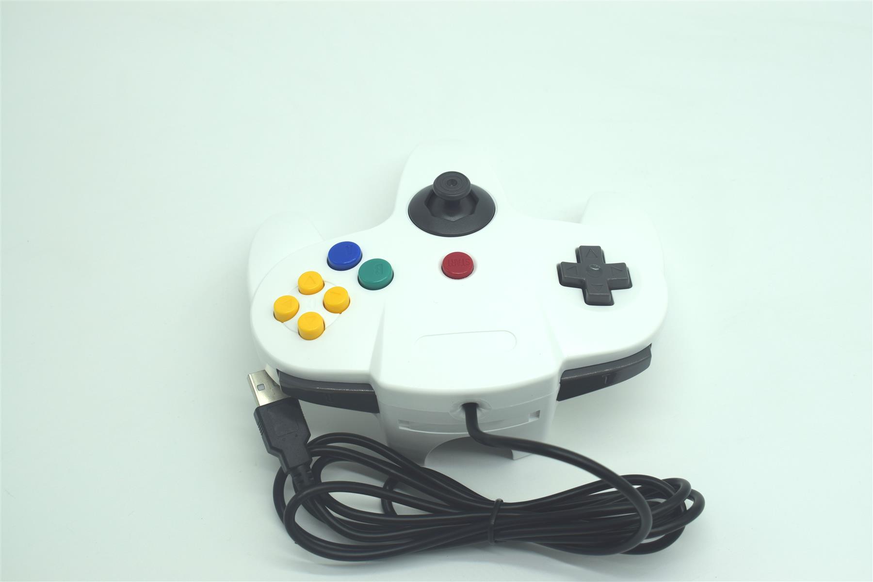 USB N64 Nintendo 64 Controller Wired Joystick Games Gamepad For PC Many Colours - Picture 102 of 109
