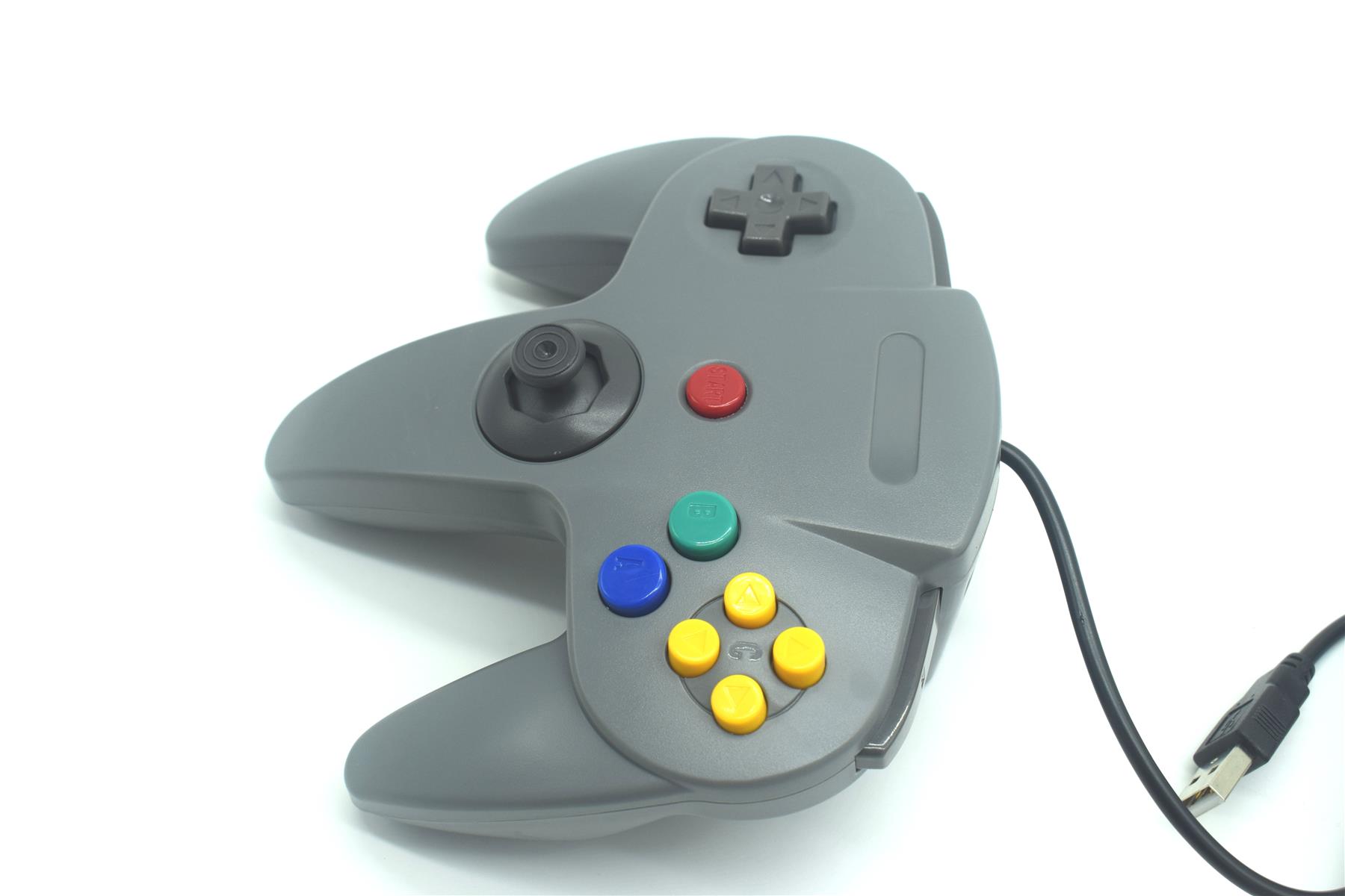 USB N64 Nintendo 64 Controller Wired Joystick Games Gamepad For PC Many Colours - Picture 43 of 109