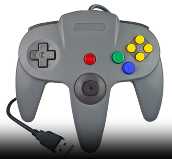 USB N64 Nintendo 64 Controller Wired Joystick Games Gamepad For PC Many Colours - Picture 38 of 109