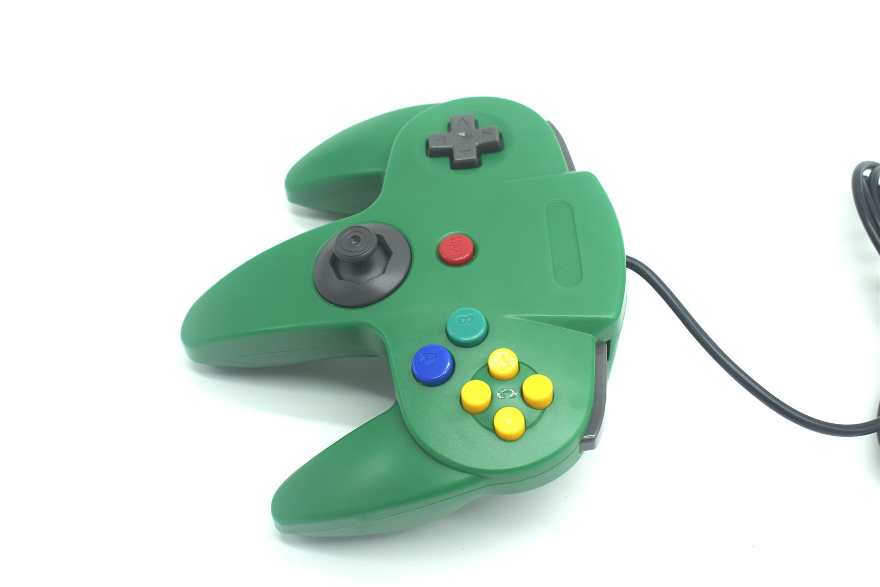 USB N64 Nintendo 64 Controller Wired Joystick Games Gamepad For PC Many Colours - Picture 30 of 109
