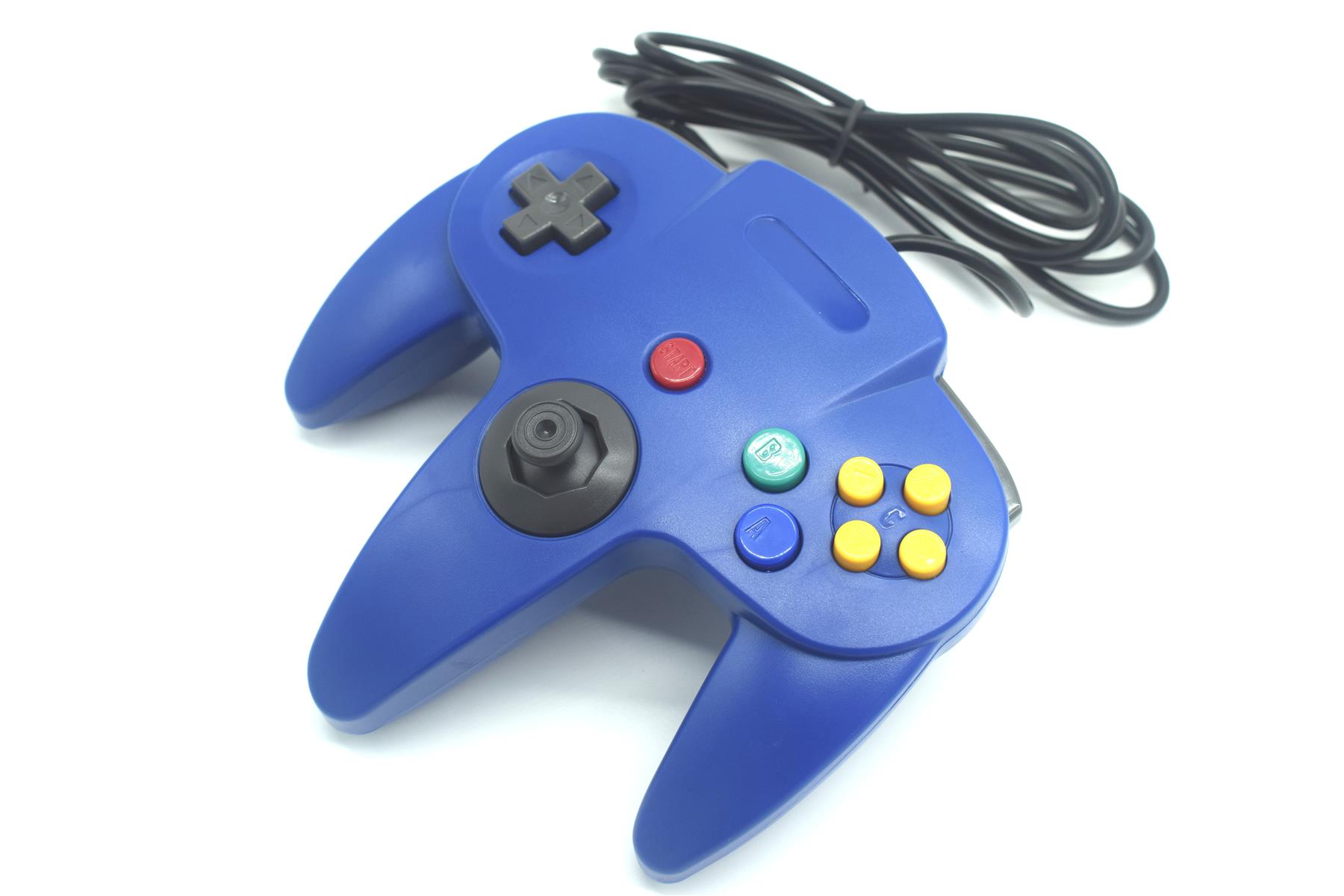 USB N64 Nintendo 64 Controller Wired Joystick Games Gamepad For PC Many Colours - Picture 16 of 109