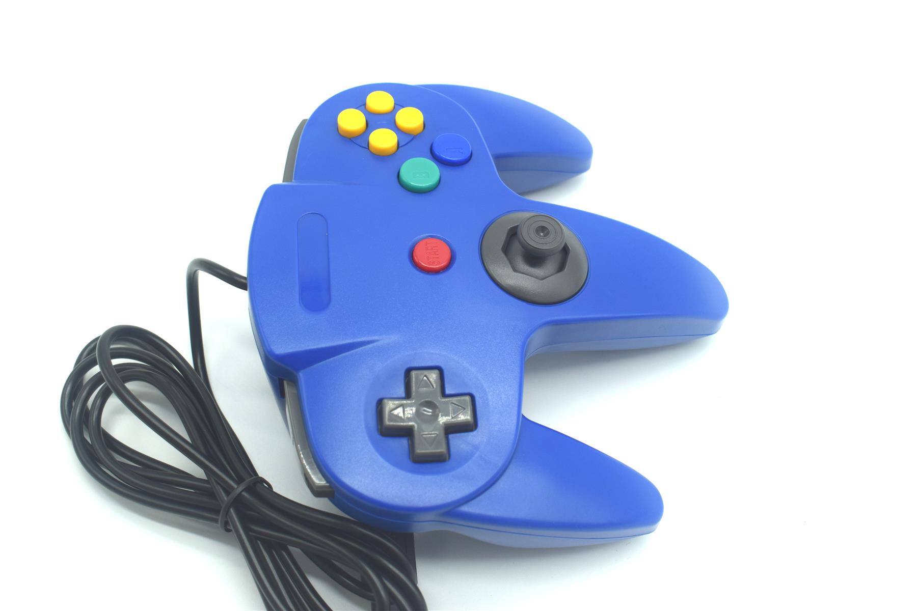 USB N64 Nintendo 64 Controller Wired Joystick Games Gamepad For PC Many Colours - Picture 21 of 109