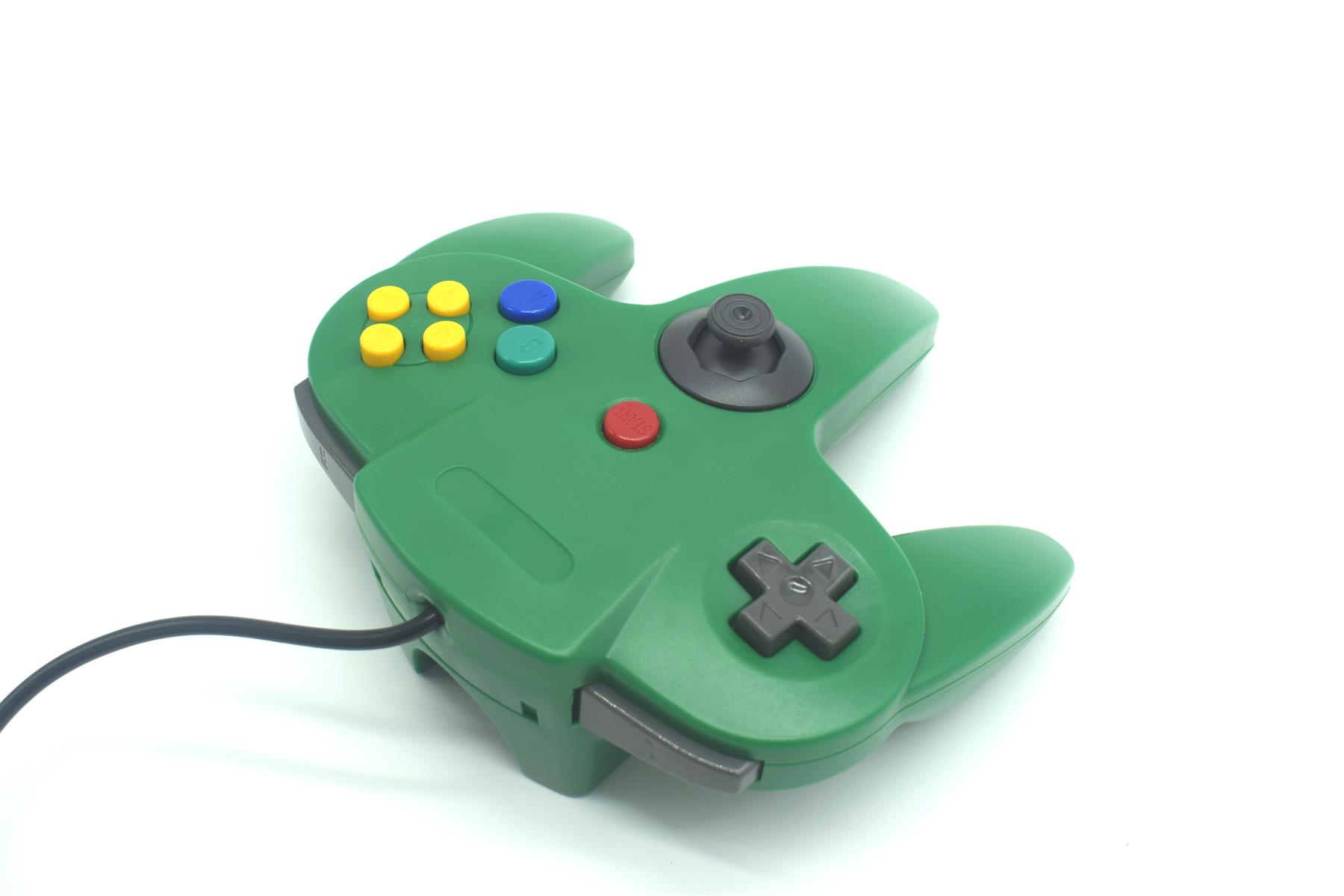 USB N64 Nintendo 64 Controller Wired Joystick Games Gamepad For PC Many Colours - Picture 32 of 109