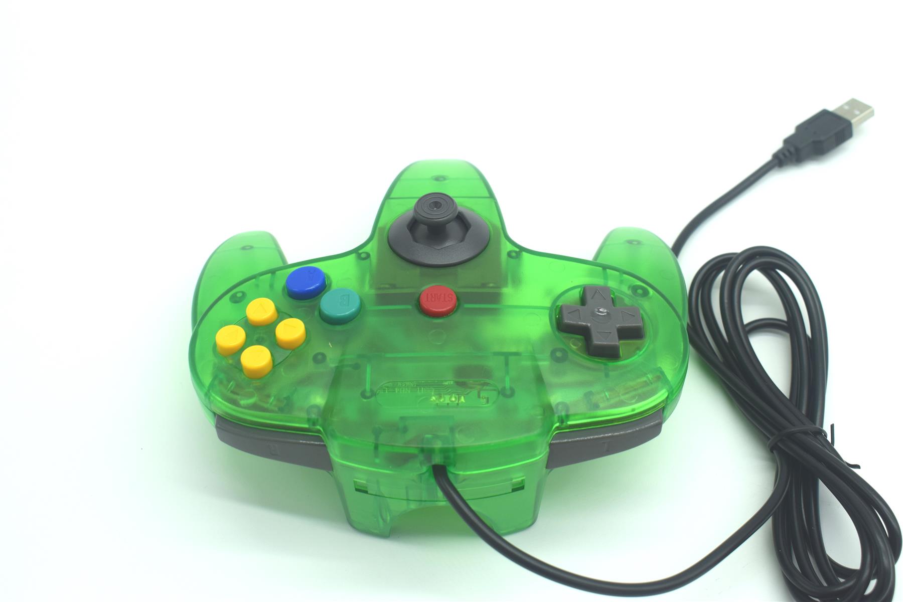 USB N64 Nintendo 64 Controller Wired Joystick Games Gamepad For PC Many Colours - Picture 79 of 109