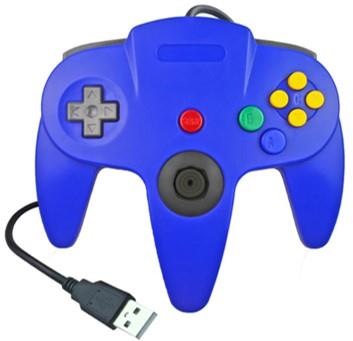 USB N64 Nintendo 64 Controller Wired Joystick Games Gamepad For PC Many Colours - Picture 14 of 109