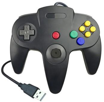 USB N64 Nintendo 64 Controller Wired Joystick Games Gamepad For PC Many Colours - Picture 2 of 109