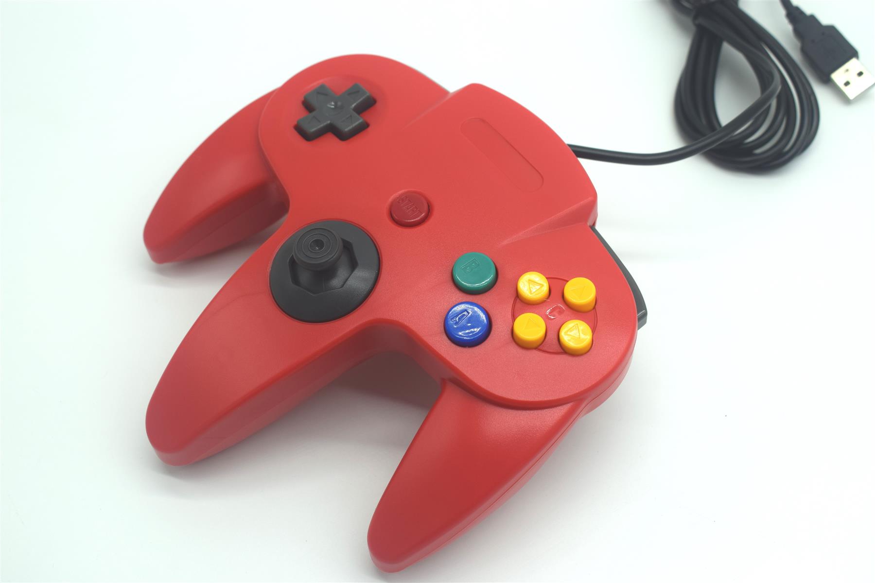 USB N64 Nintendo 64 Controller Wired Joystick Games Gamepad For PC Many Colours - Picture 52 of 109