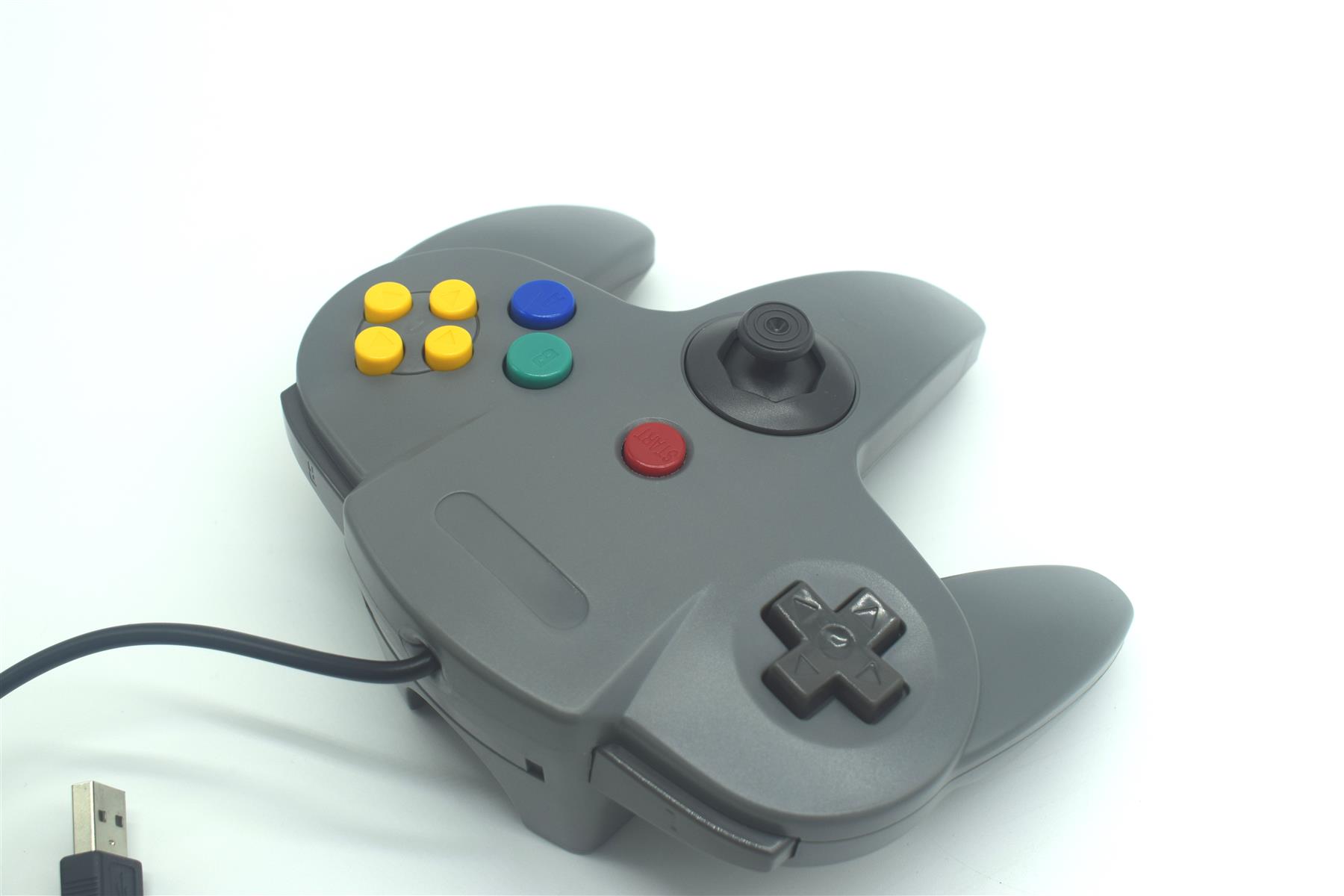 USB N64 Nintendo 64 Controller Wired Joystick Games Gamepad For PC Many Colours - Picture 46 of 109