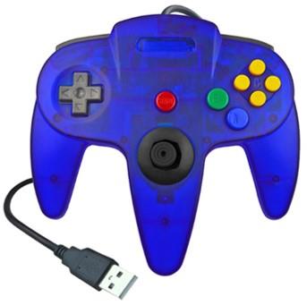 USB N64 Nintendo 64 Controller Wired Joystick Games Gamepad For PC Many Colours - Picture 62 of 109