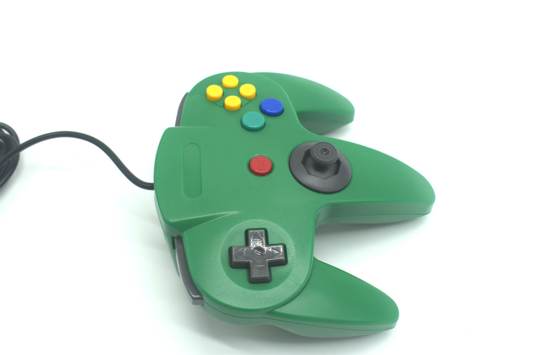 USB N64 Nintendo 64 Controller Wired Joystick Games Gamepad For PC Many Colours - Picture 33 of 109