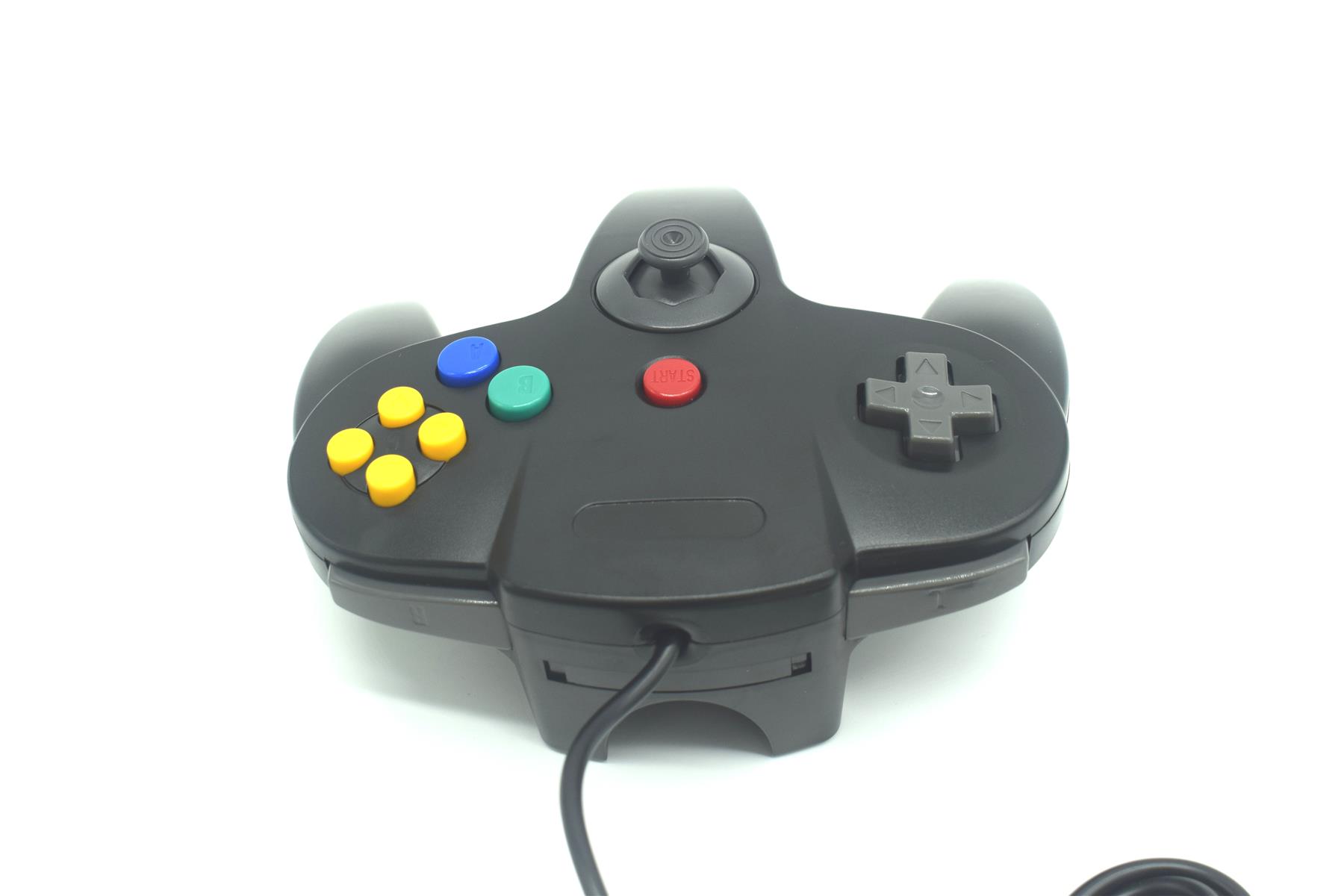 USB N64 Nintendo 64 Controller Wired Joystick Games Gamepad For PC Many Colours - Picture 6 of 109