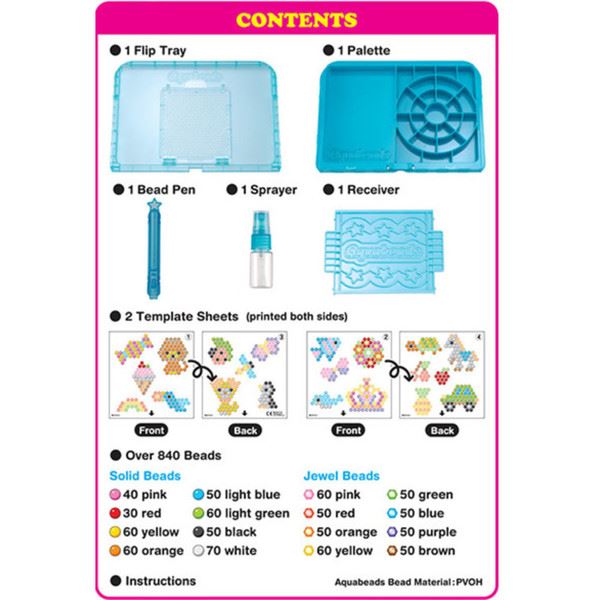Sylvanian Families Aquabeads Jewel Bead Pack Purple