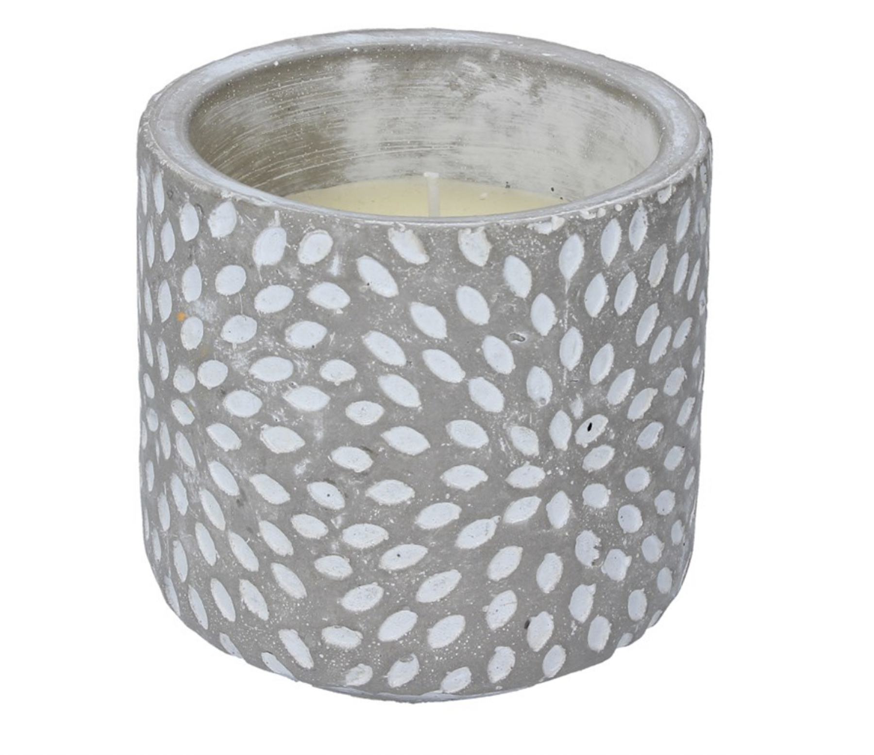 Citronella Candle Garden Candle, Large Scented Outdoor Candle, Grey Pot Candle - Picture 4 of 4