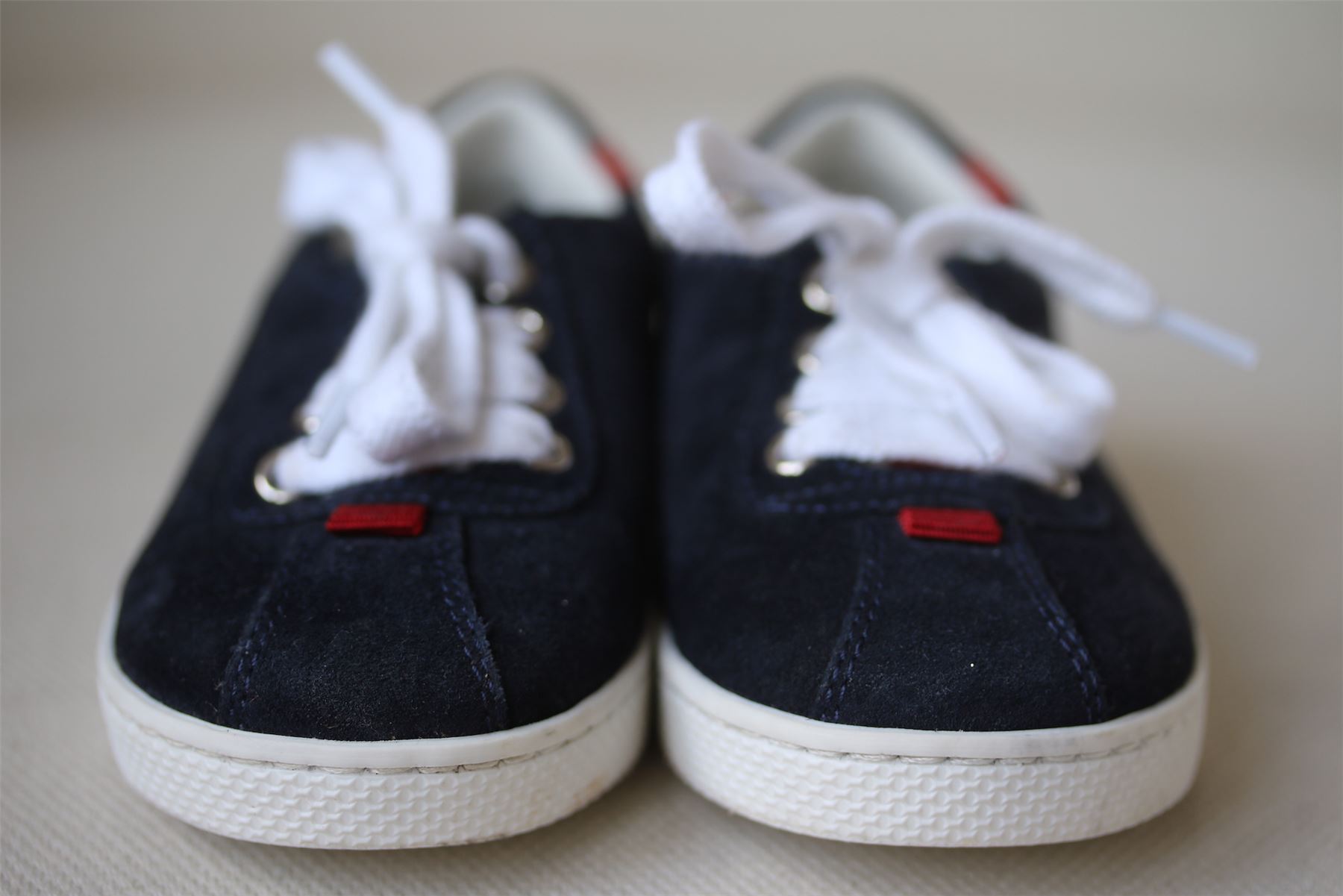GUCCI BABY BOYS NAVY BLUE SUEDE TRAINERS EU 20 UK 4 eBay
