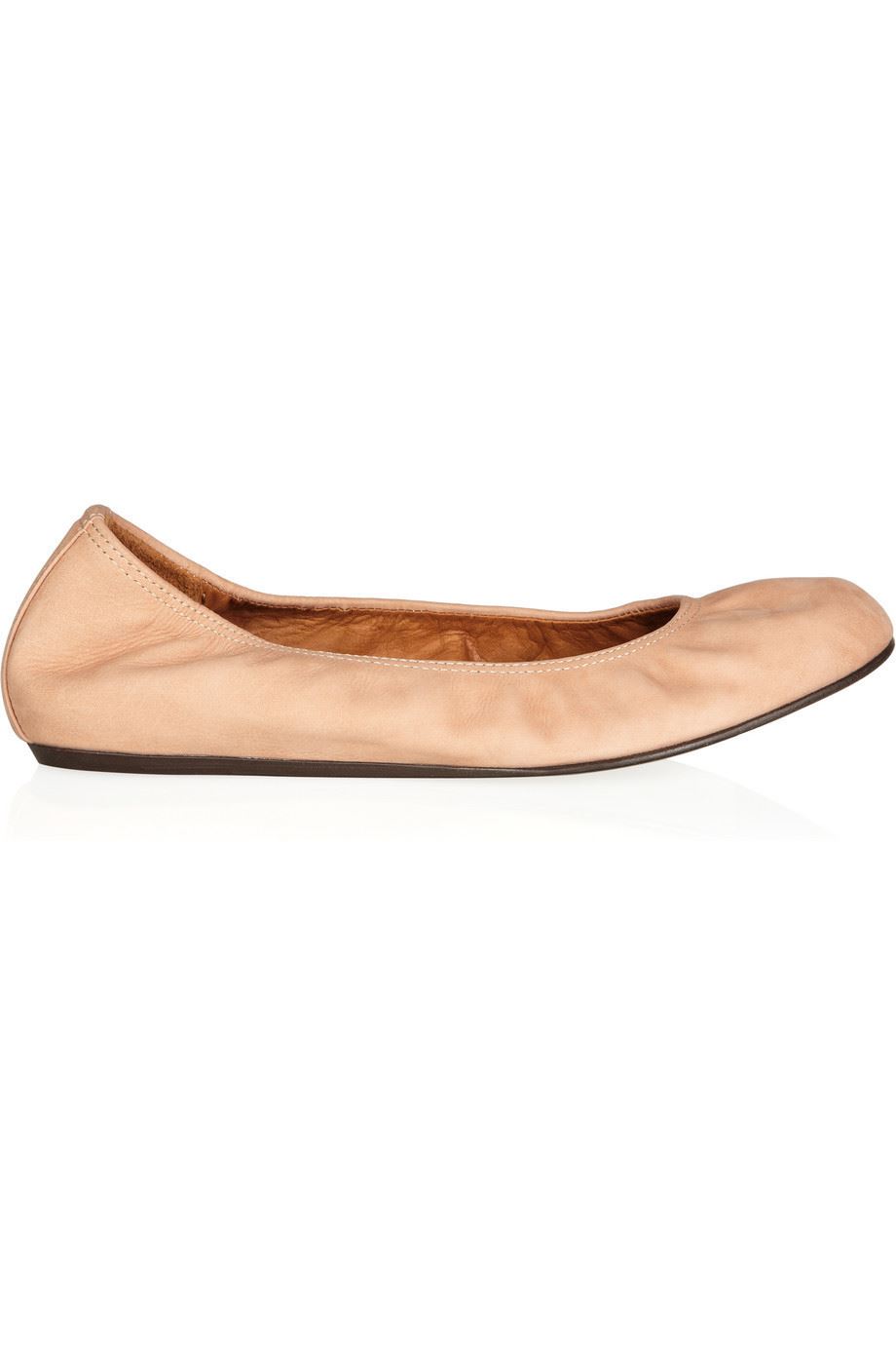 5 10 7 Lanvin Uk Us 40 5 Flats Ballerina Eu 5 Leather w00OqvX