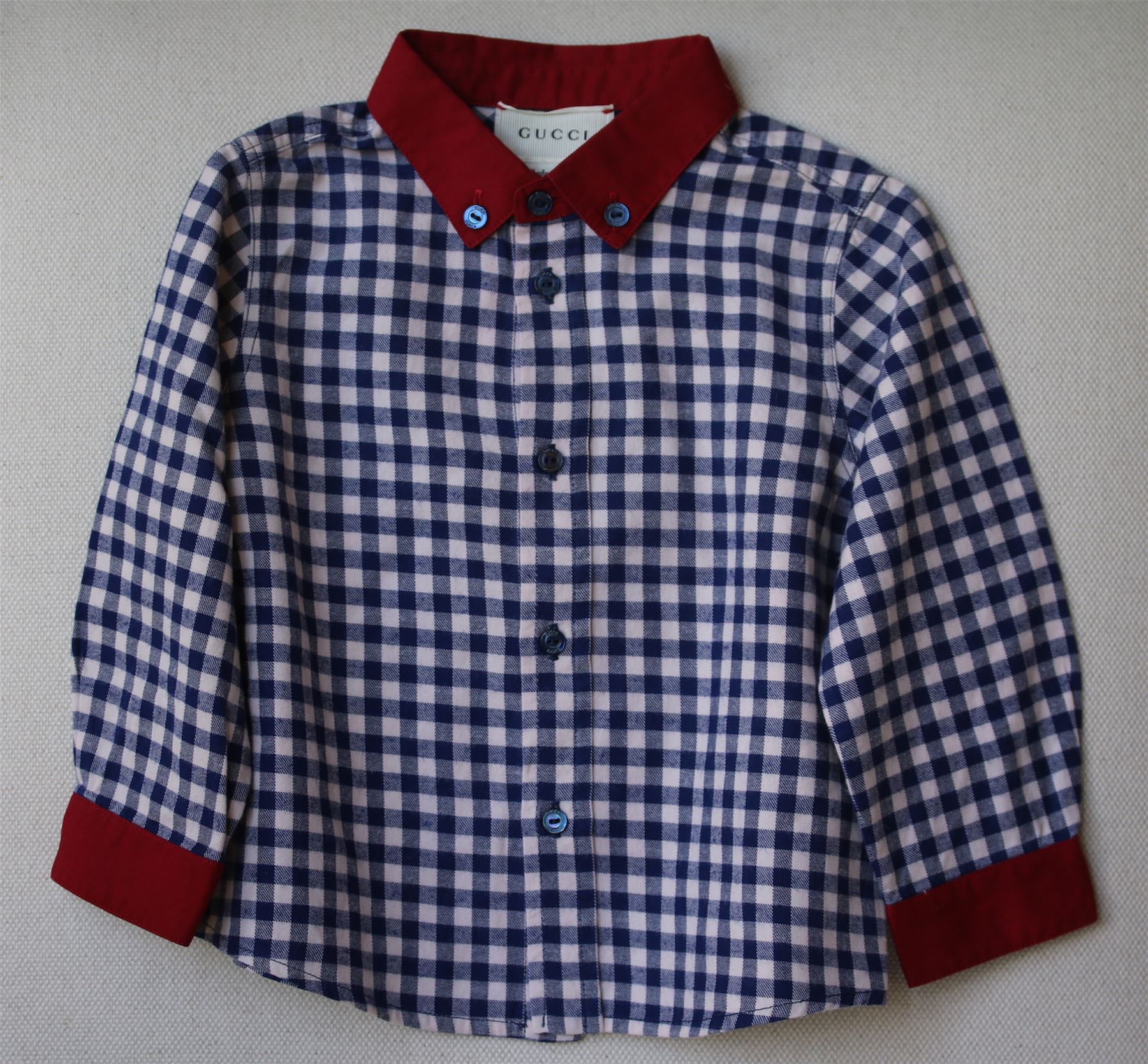 baby checked shirt