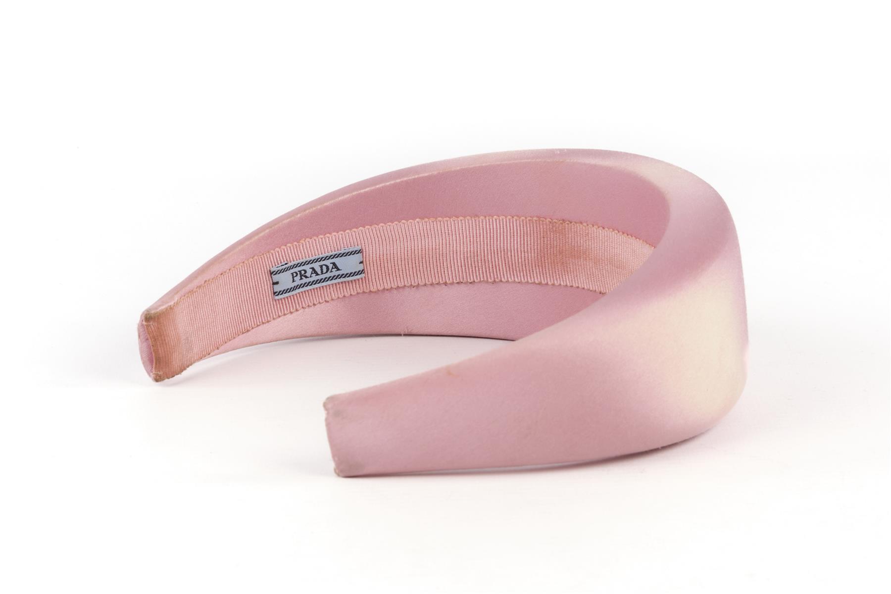 PRADA PINK SATIN HEADBAND | eBay UK