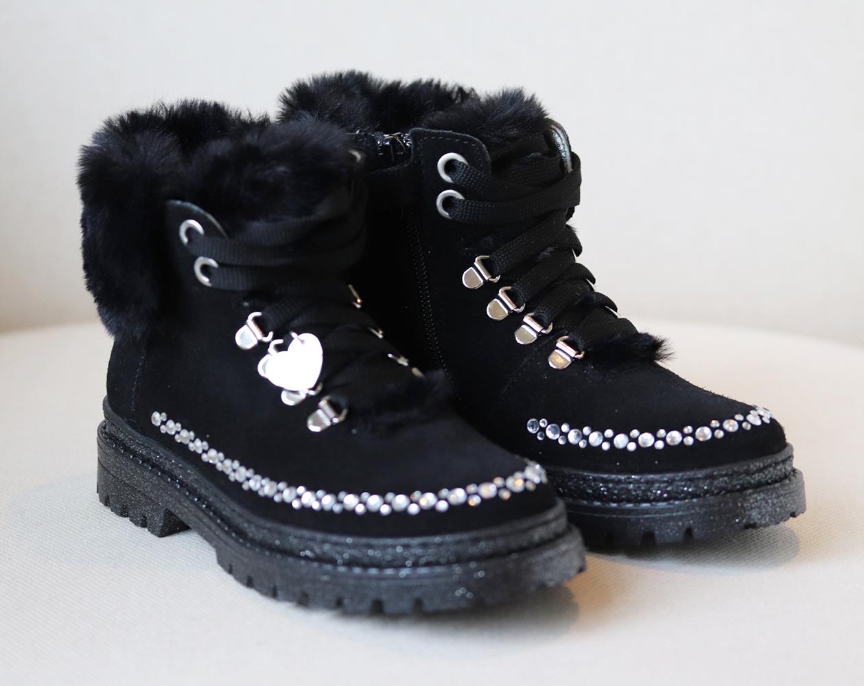 monnalisa glitter boots