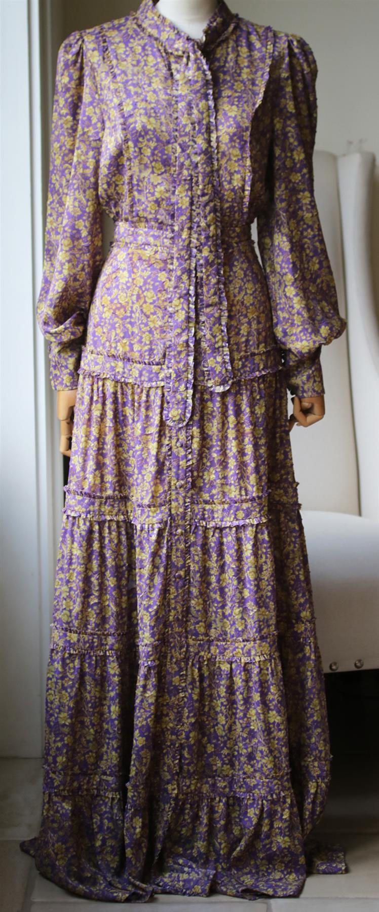 alexis margeaux floral maxi dress