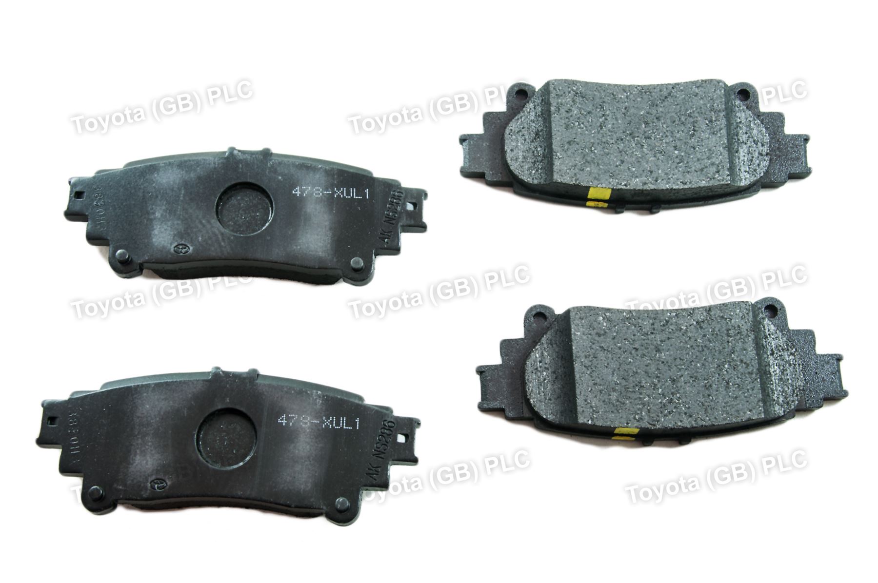 Genuine Lexus RX350/450H Pad Kit (axle set), Disc Brake REAR 0446648140