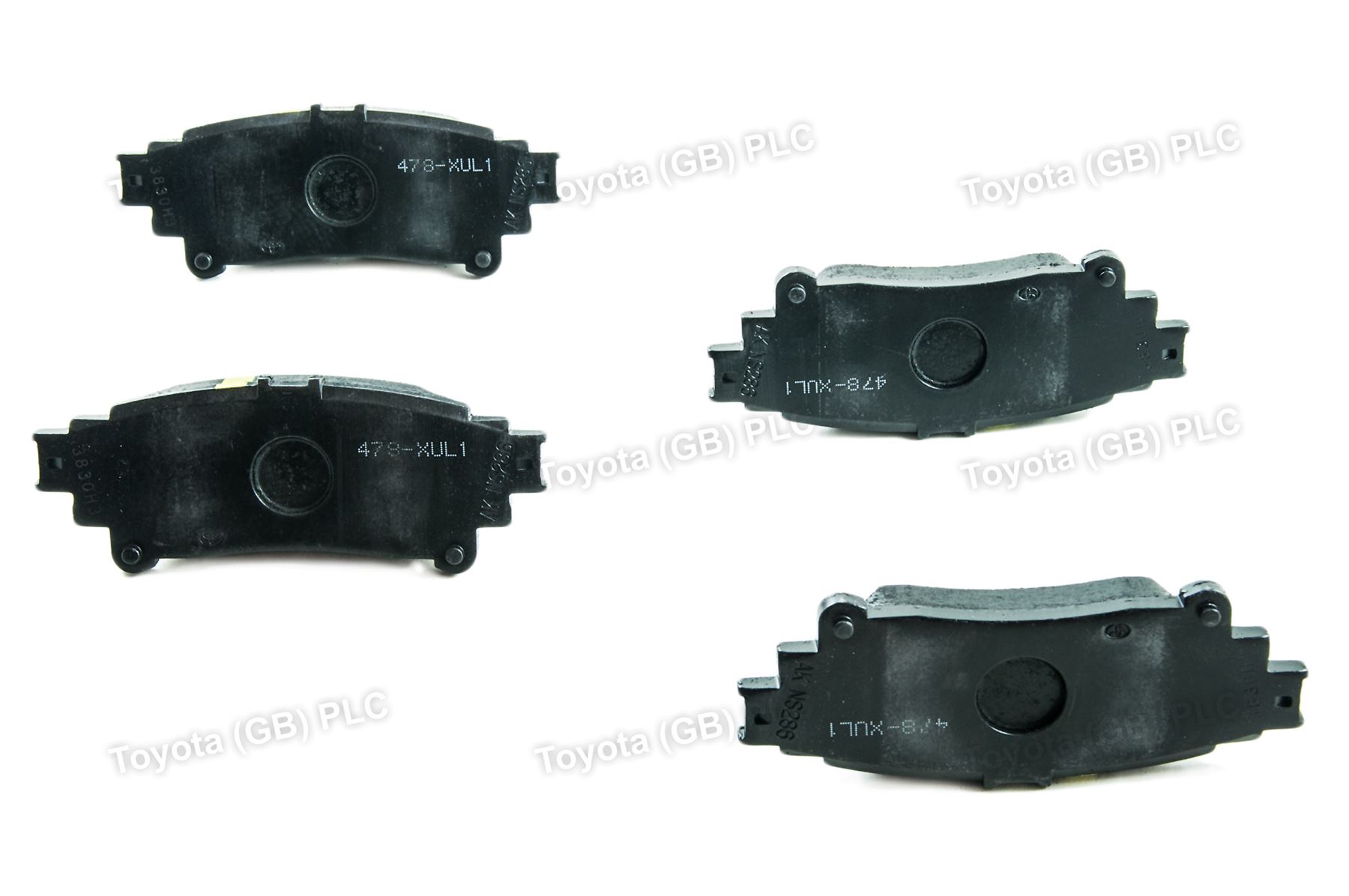 Genuine Lexus RX350/450H Pad Kit (axle set), Disc Brake REAR 0446648140