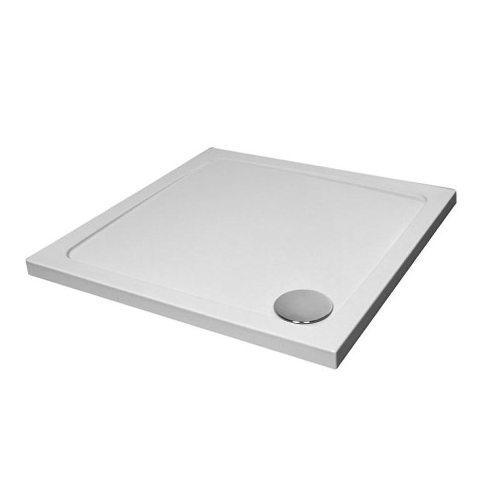 Modern Square 800 x 800 Wetroom Shower Tray Stone Resin For Shower