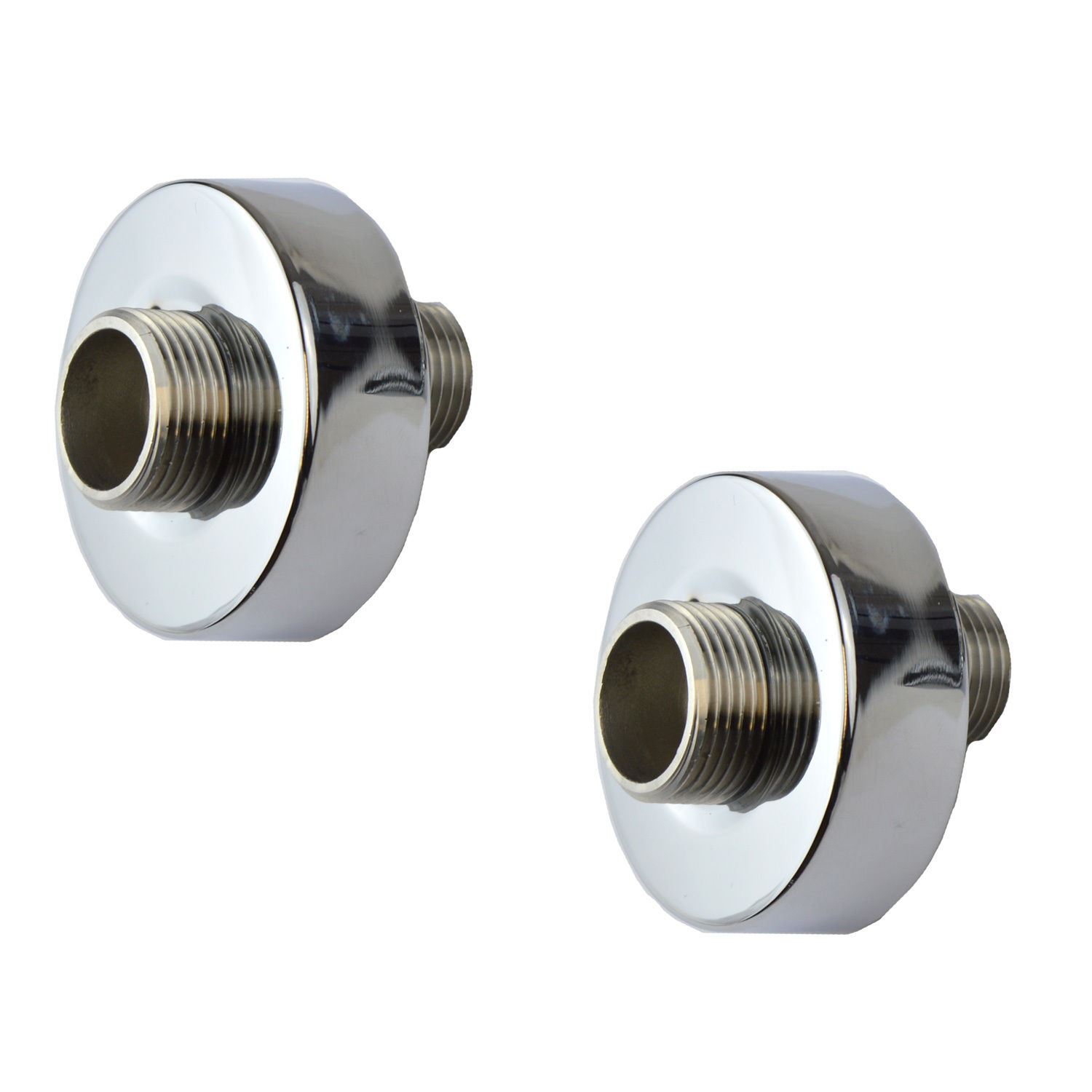 ROUND METAL BATHROOM BAR SHOWER FITTING KIT SUNION REDUCER CONCEALING PLATES eBay