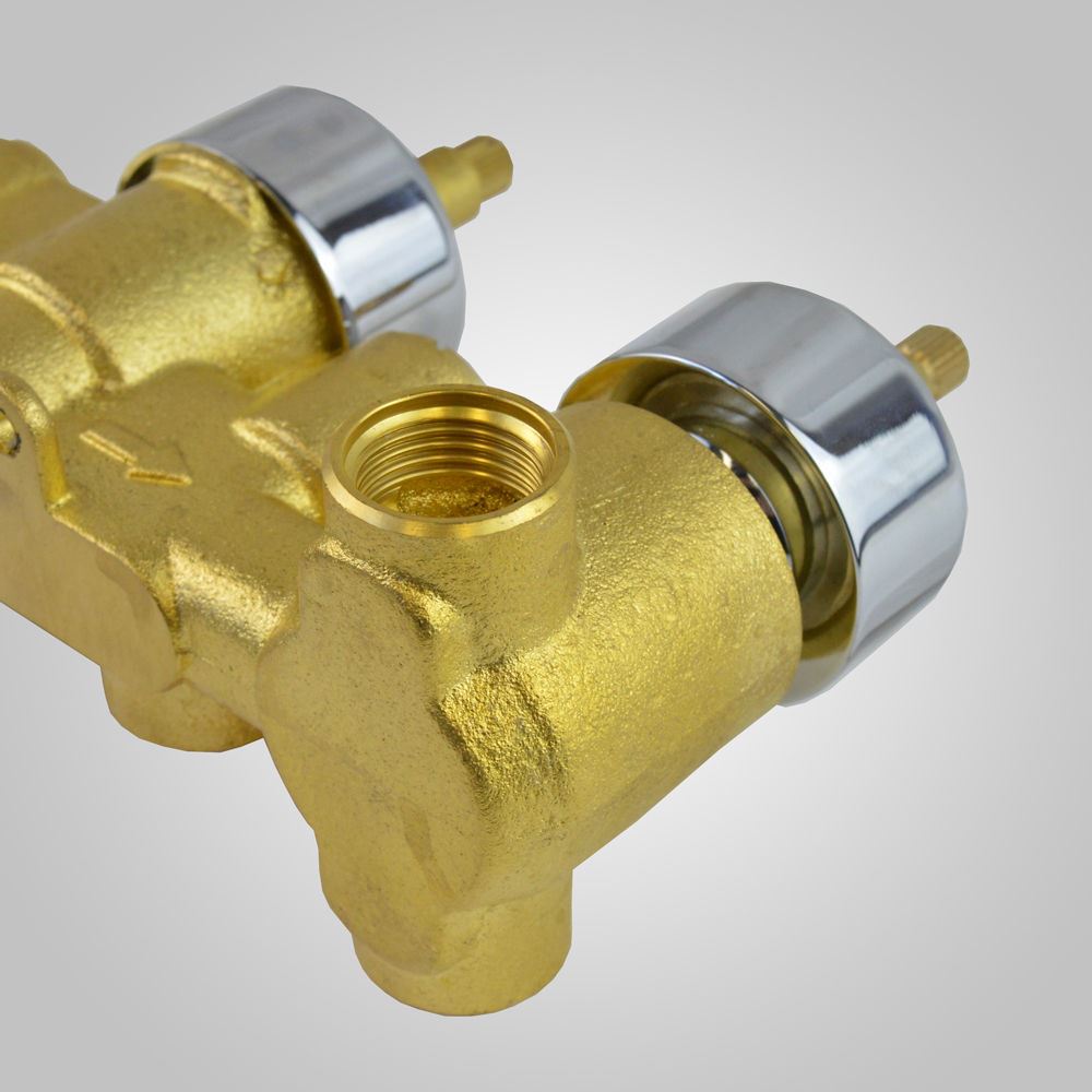 MAXI BATHROOM CONCEALED SQUARE THERMOSTATIC SHOWER MIXER VALVE TAP