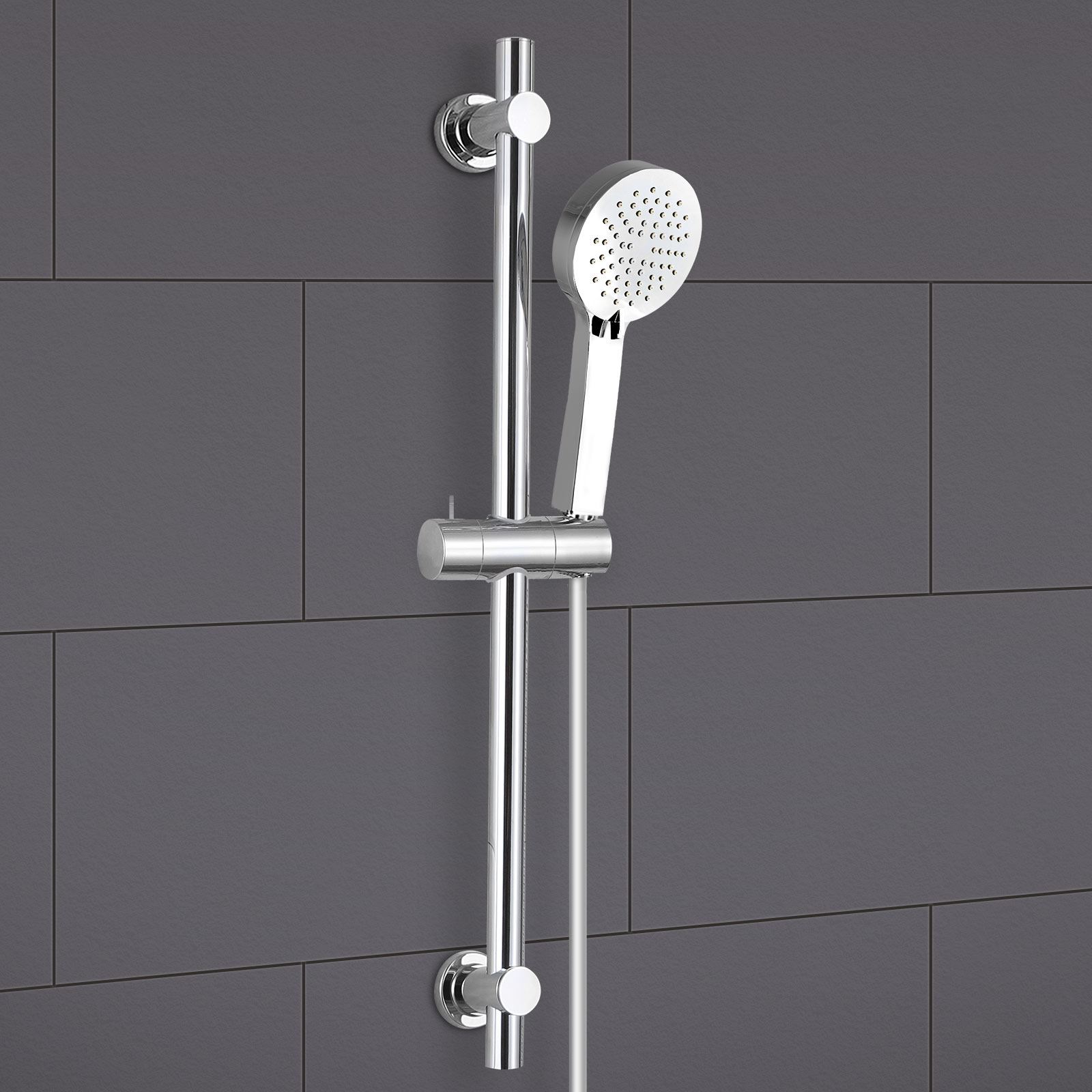 SOLID BRASS SLIDER RAIL SHOWER KIT + 3 MODE HANDSET & 1.5M SHOWER HOSE