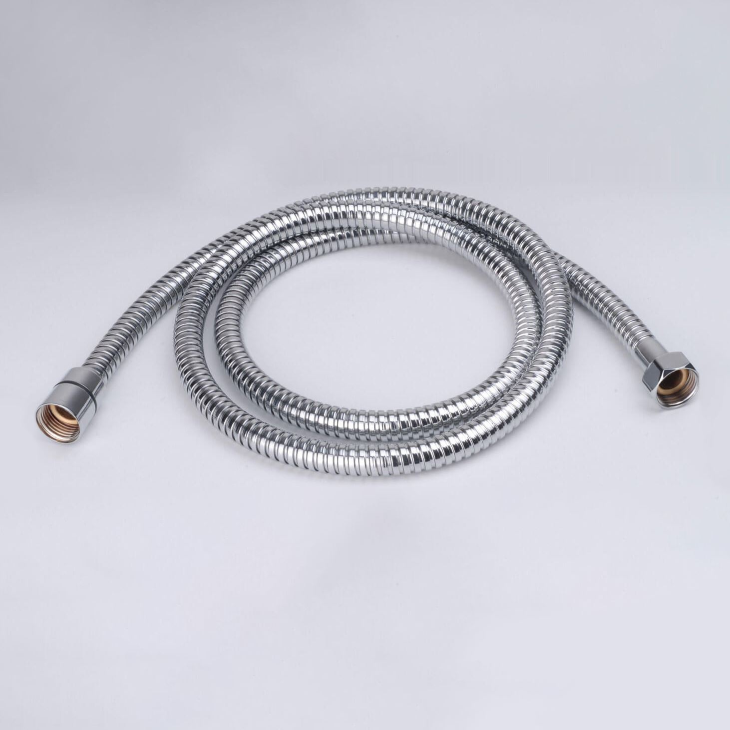 BATHROOM 1.5M STAINLESS STEEL REINFORCED FLEXIBLE HI FLOW LARGE BORE