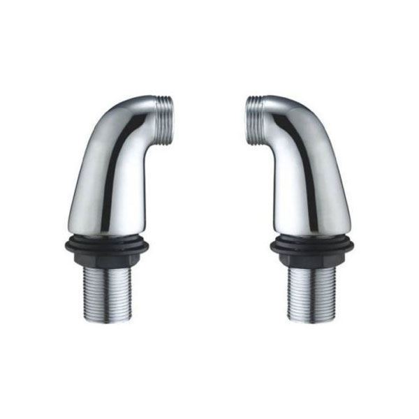 BATHROOM CHROME BATH MIXER TAP LEGS ADAPTER PILLARS EXTENSION eBay