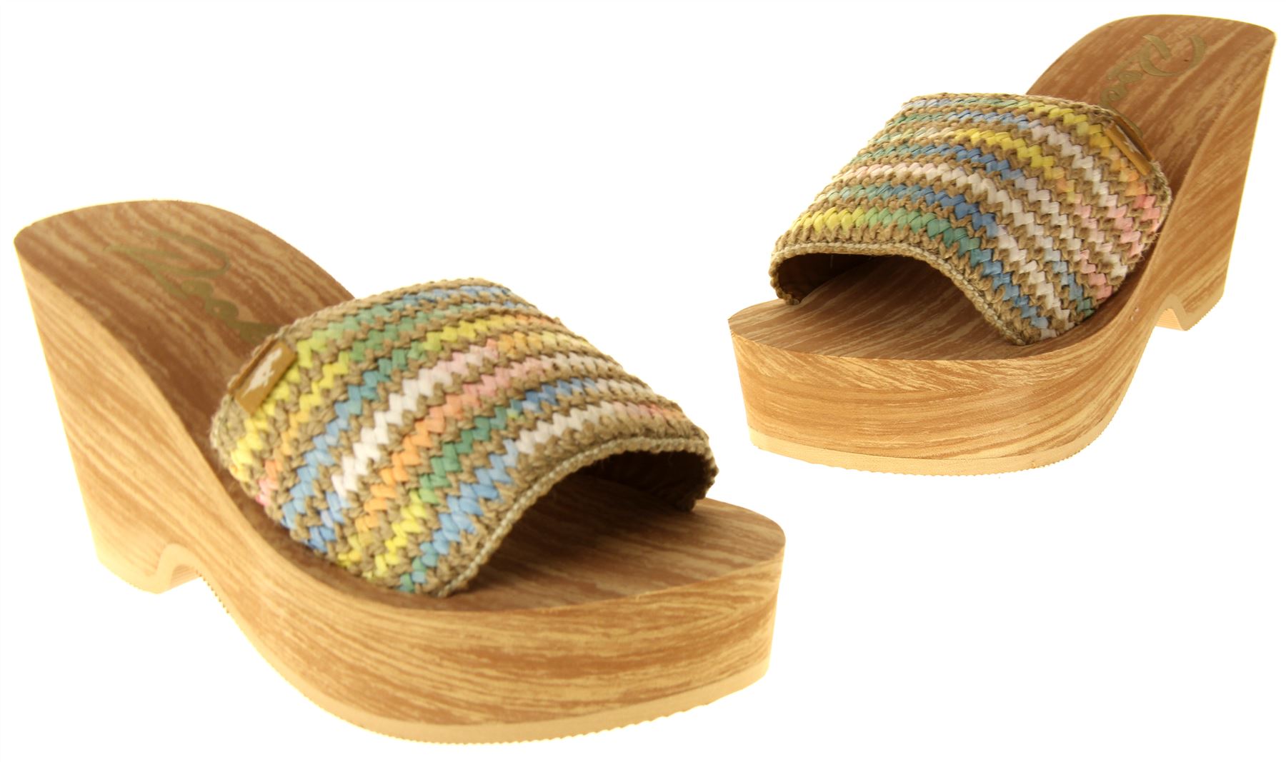 Womens Ladies Rocket Dog Wedge Weave Platform Shoes Design Sandals 3 4 5 6 7 8