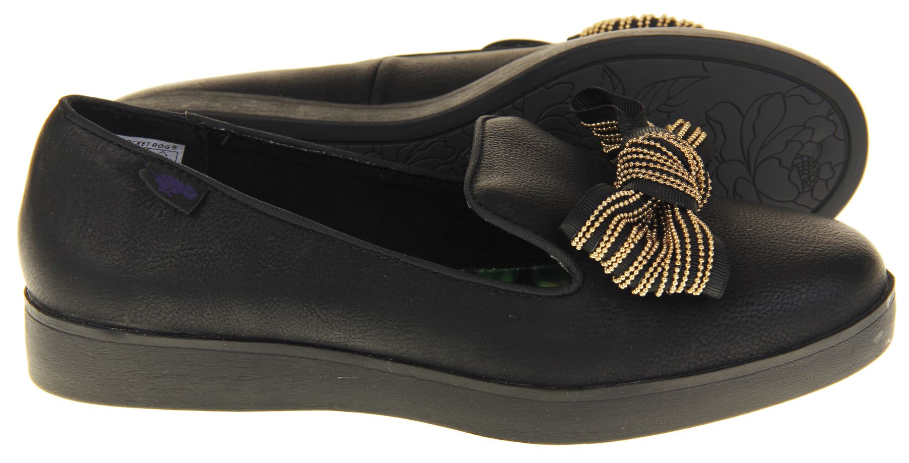 Womens Rocket Dog Synthetic Wedge Heel Loafer Shoes Size 3