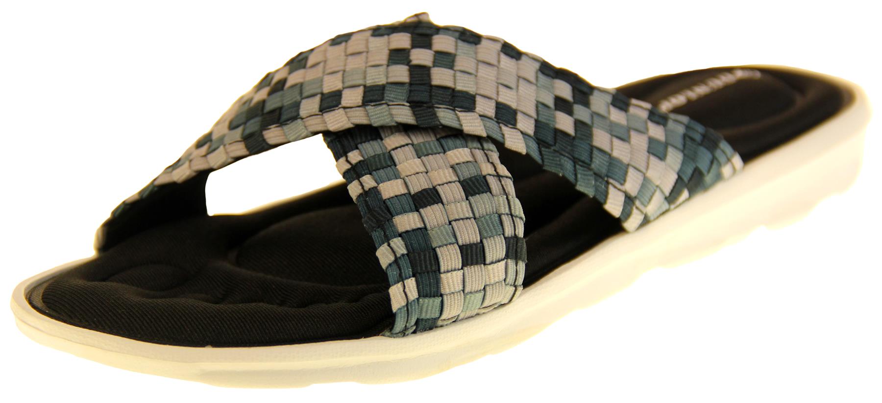 Womens Dunlop Sandals Memory Foam 