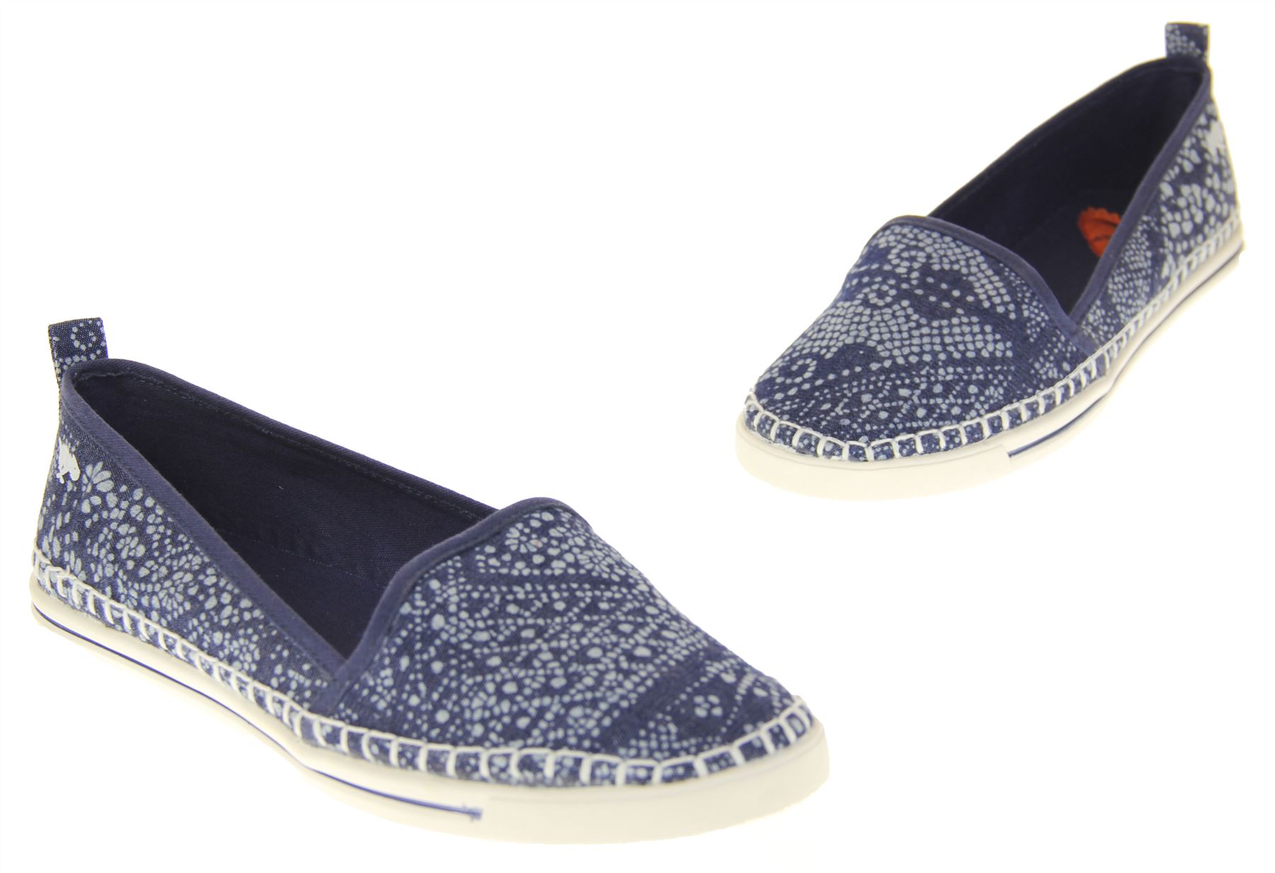 Womens Rocket Dog Canvas Summer Holiday Slip On Espadrilles Shoes Size