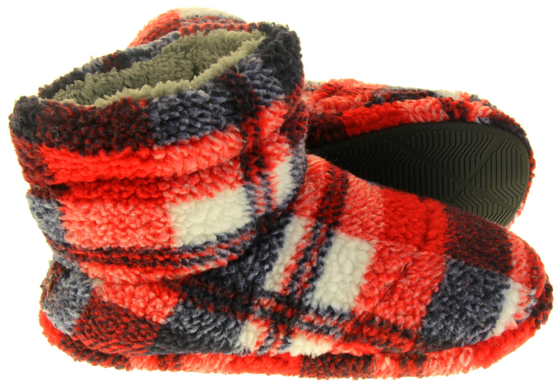 Mens Dunlop Warm Faux Fur Lined Slipper Boots Size 6 7 8 9 10 11 12 eBay