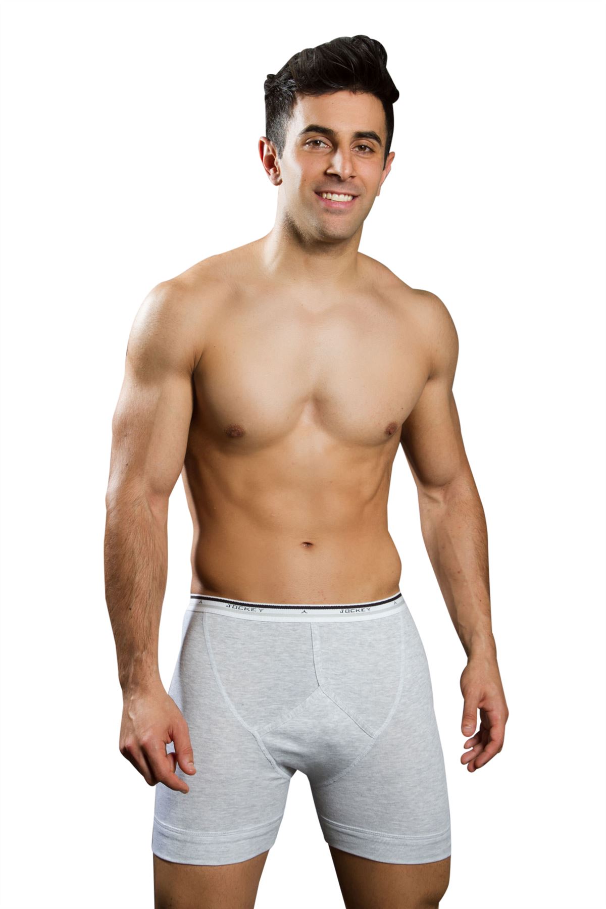 Jockey Spurt 100 Cotton YFront Midway Boxer Brief Trunk Men's