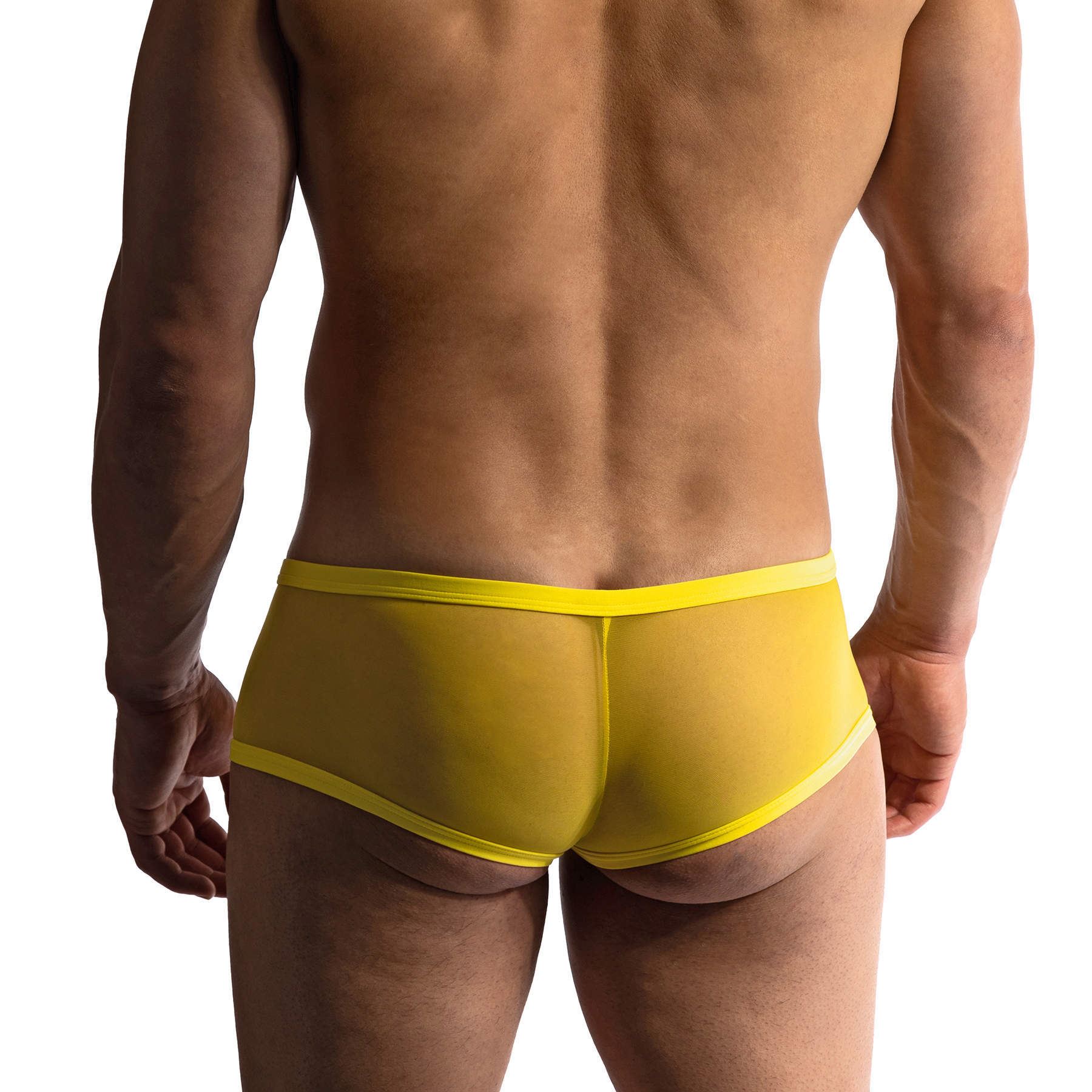 Manstore M2416 Tarzan Hot Pants men underwear hipster transparent mesh cup pouch - Picture 16 of 16