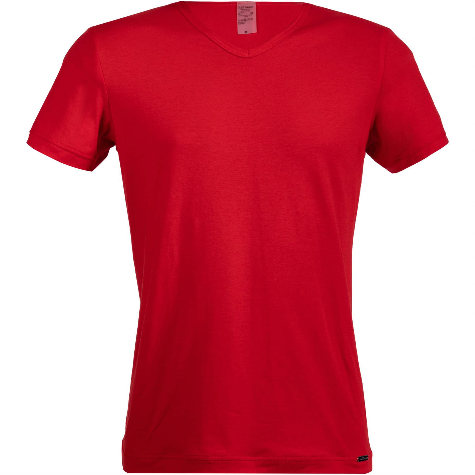 Olaf Benz RED 1601 V-Neck Regular T-Shirt Designer Fashion Top Lightweight - Picture 10 of 14