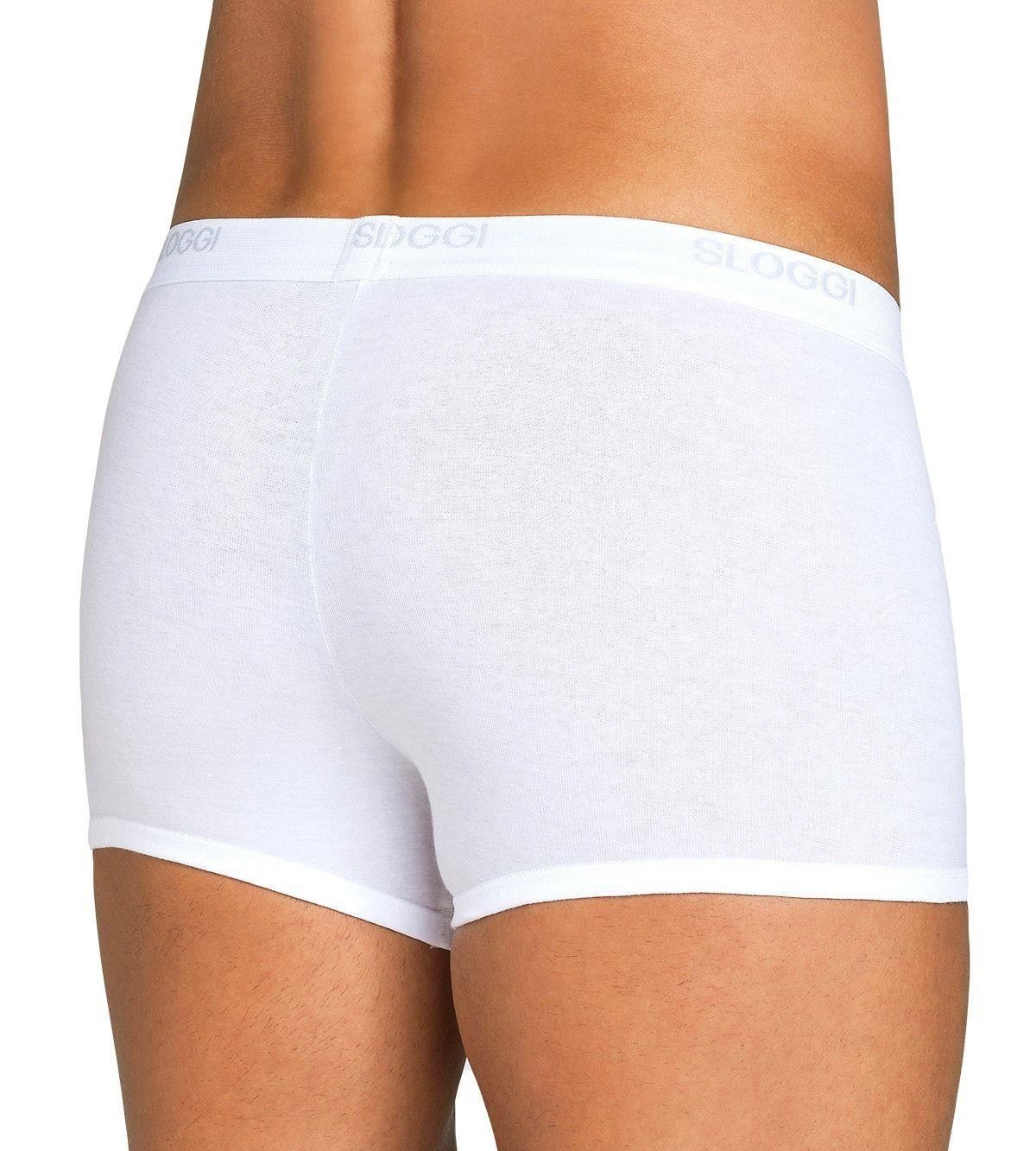 2 Pack-Noir Hommes Sloggi 24//7 Hipster